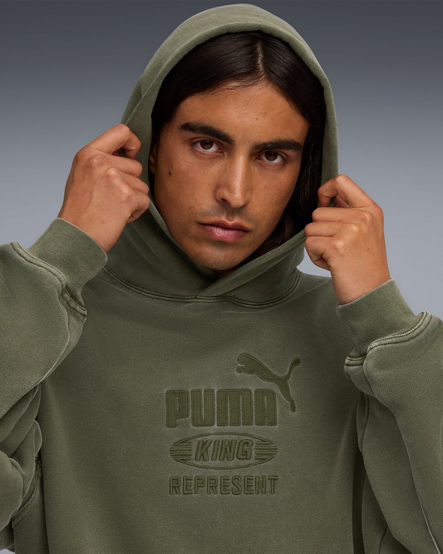 Sudadera con capucha con logo Relaxed Puma x REPRESENT Unisex