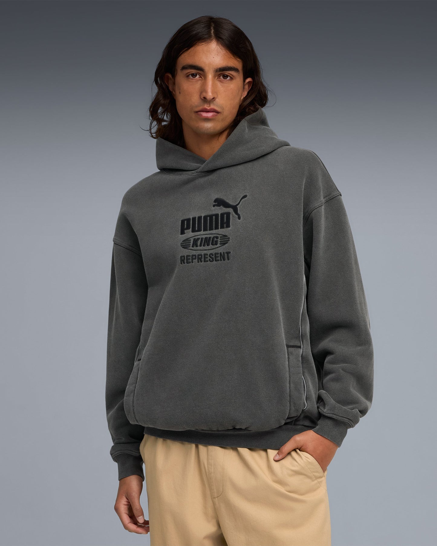 Sudadera con capucha con logo Relaxed Puma x REPRESENT Unisex