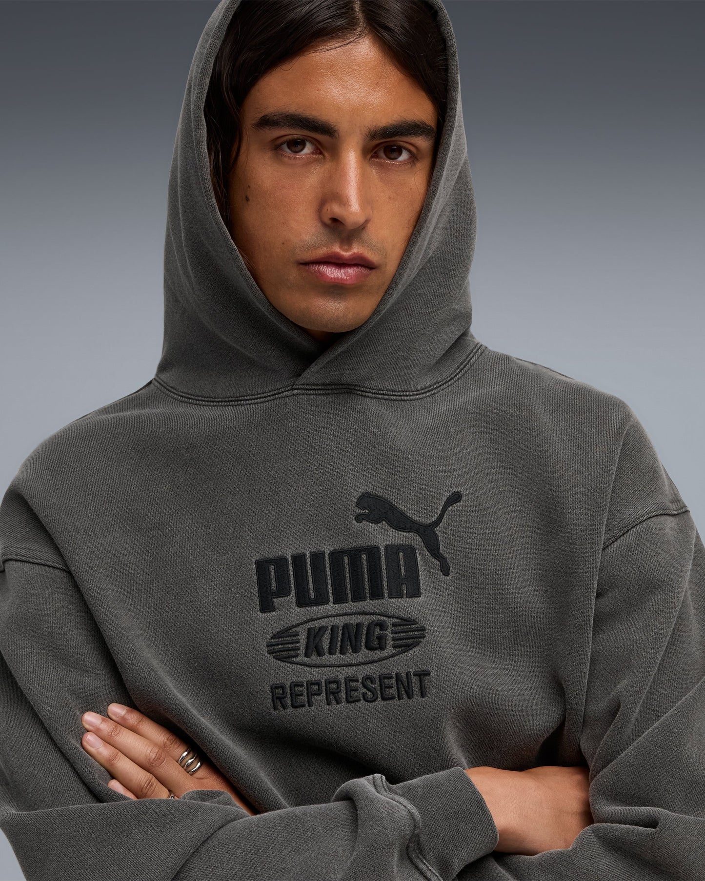 Sudadera con capucha con logo Relaxed Puma x REPRESENT Unisex