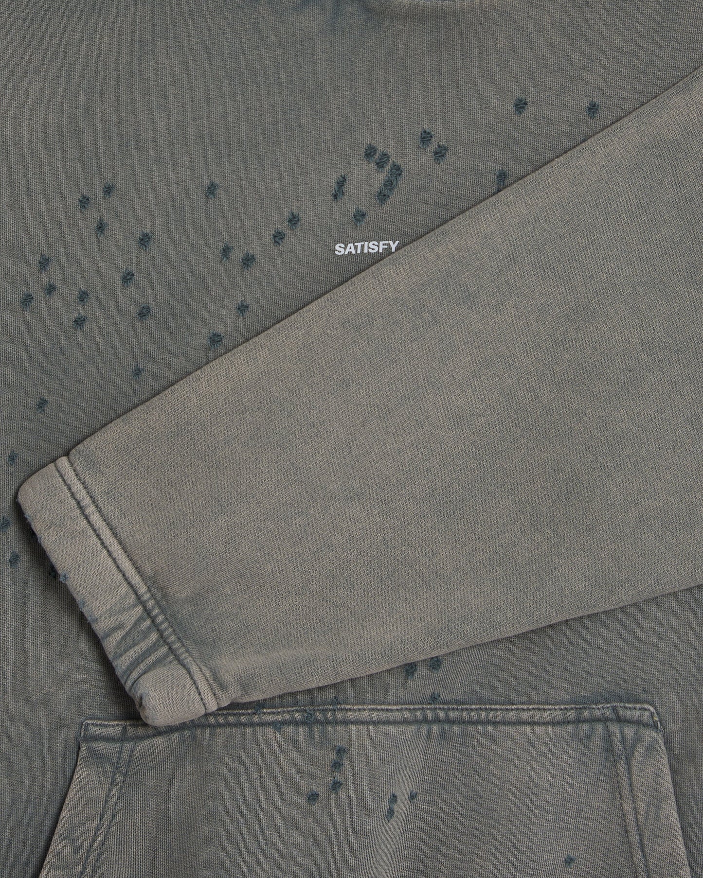 Sudadera con capucha con logo Boxy SATISFY MothTech™ para hombre