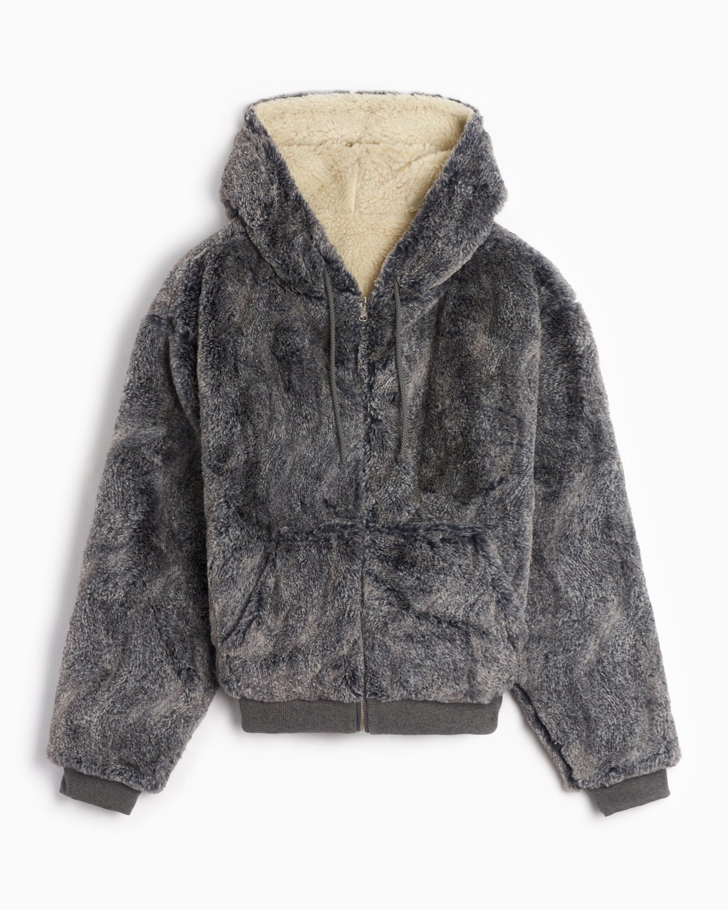 Sudadera con capucha Sky High Farm Workwear Wolf And Sheep Unisex Reversible Knit Hoodie Unisex