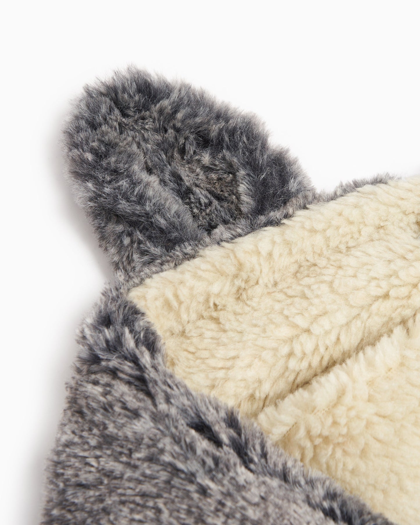 Sudadera con capucha Sky High Farm Workwear Wolf And Sheep Unisex Reversible Knit Hoodie Unisex