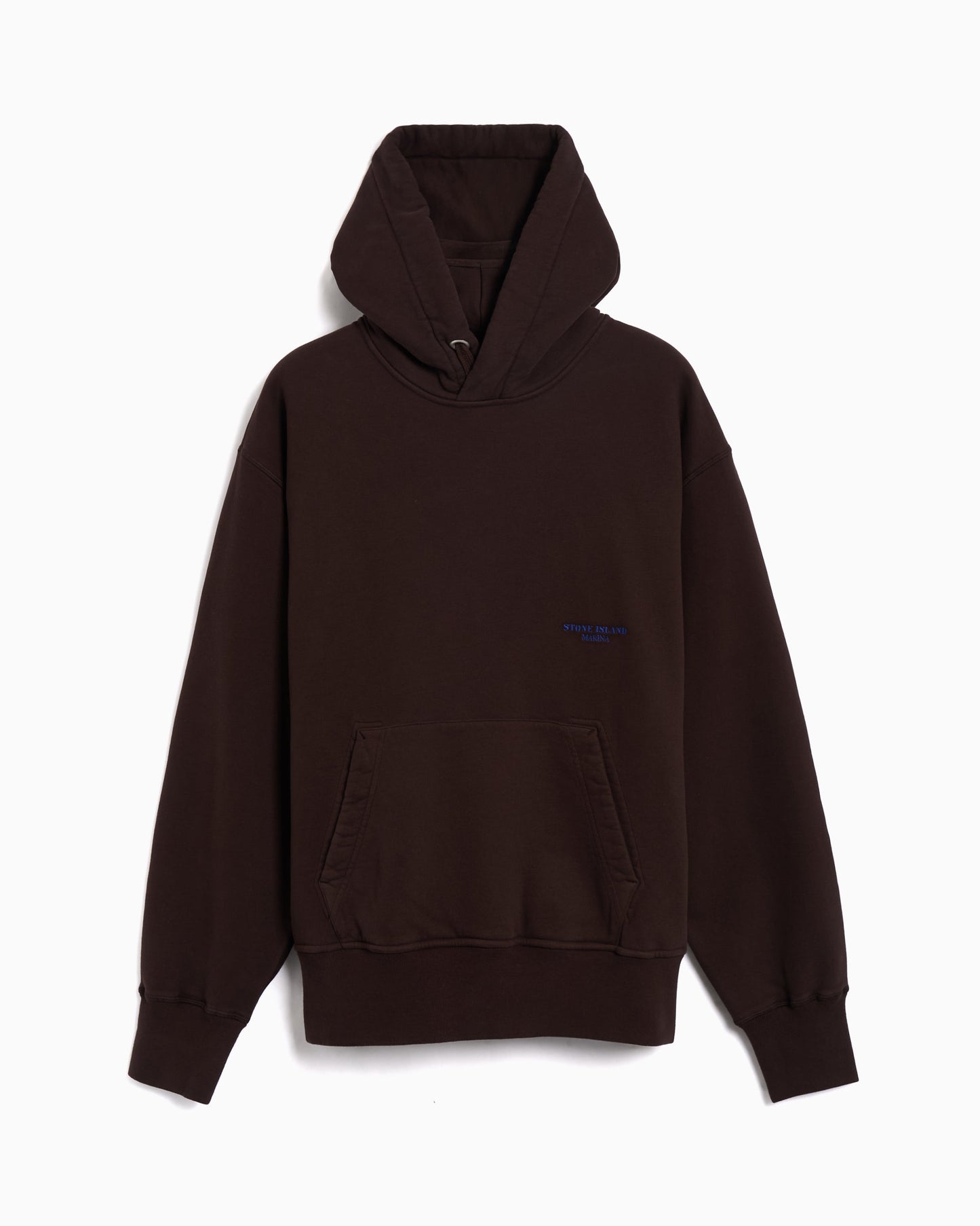 Sudadera con capucha con logo Oversize Stone Island Marina para hombre