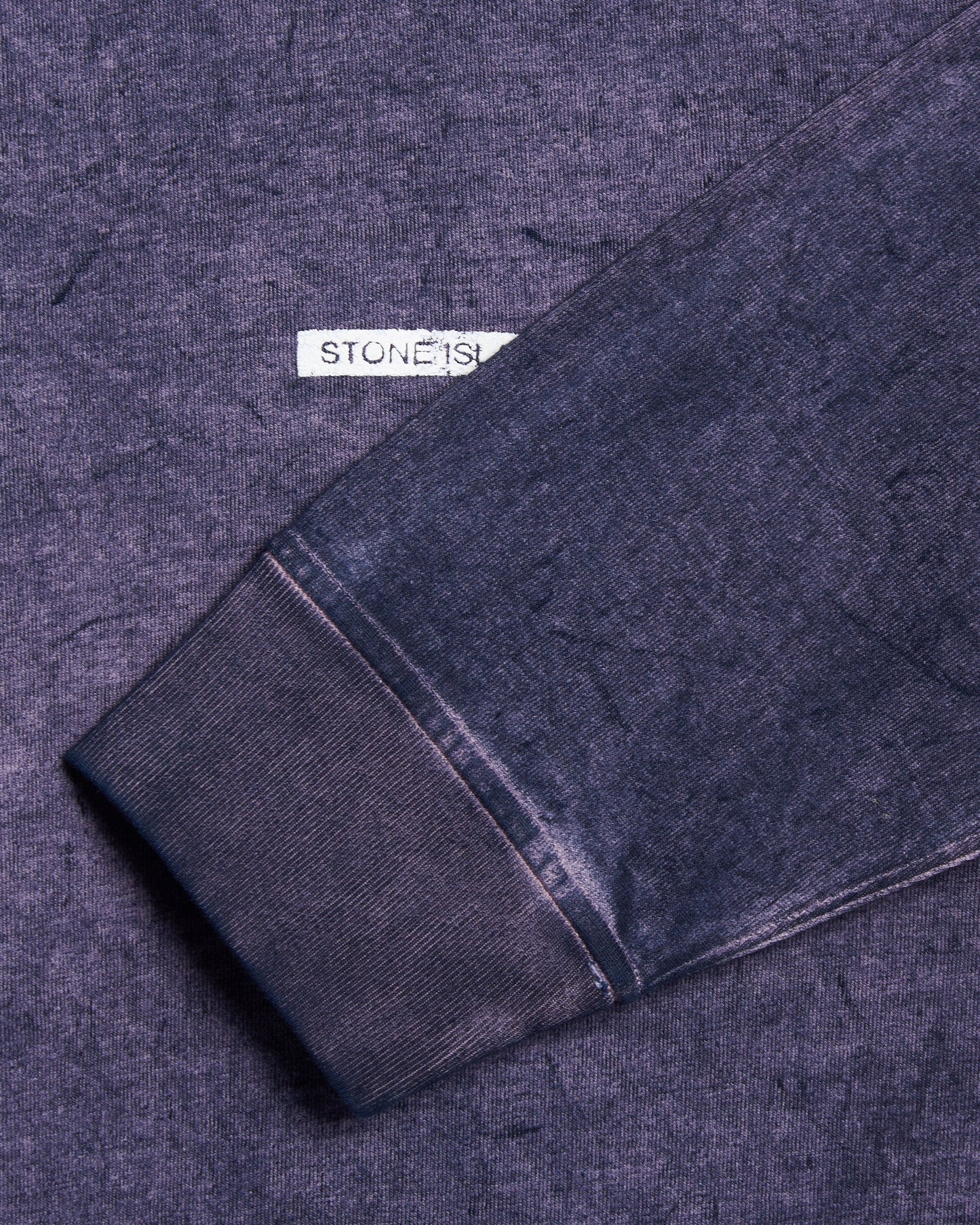 Sudadera con logo Stone Island "Velo" Effect para hombre