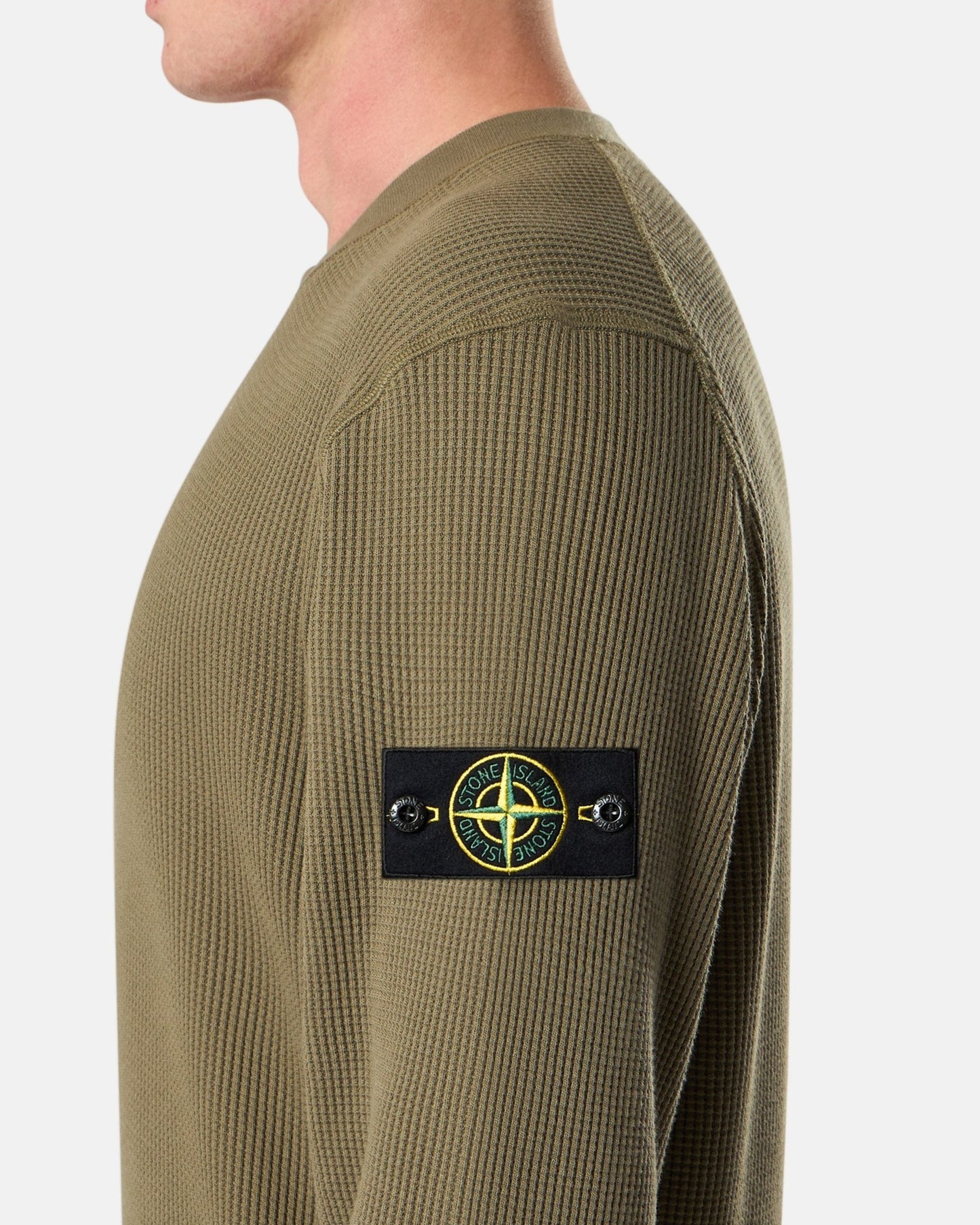 Sudadera Stone Island Waffle para hombre
