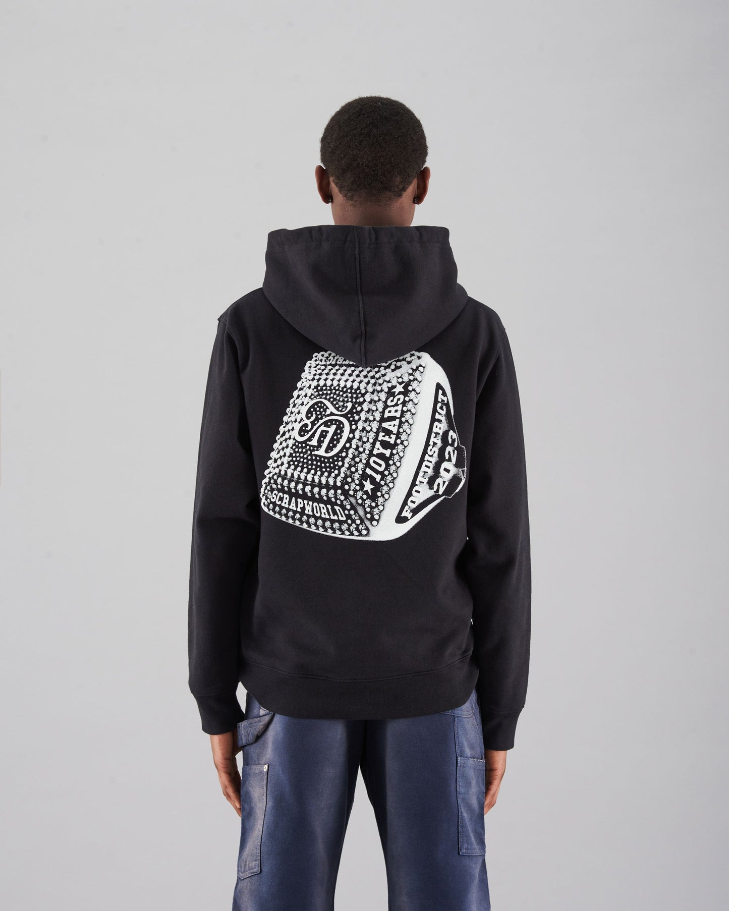 Sudadera con capucha x ScrapWorld FOOTDISTRICT x ScrapWorld Ring Unisex Hoodie Unisex