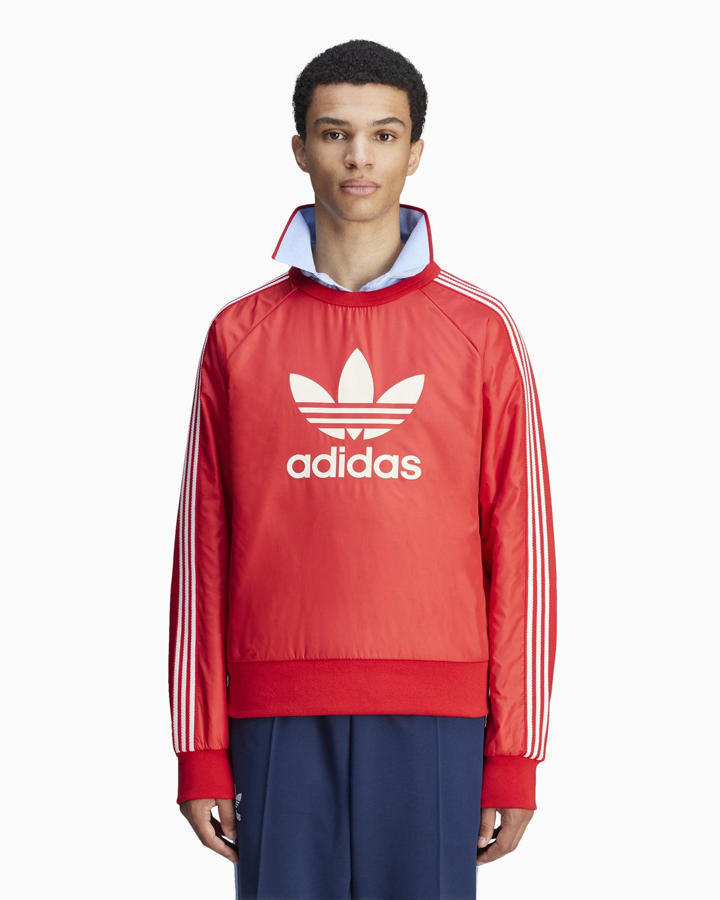 Sudadera x Wales Bonner adidas Originals x Wales Bonner Men's Nylon Sweatshirt para hombre