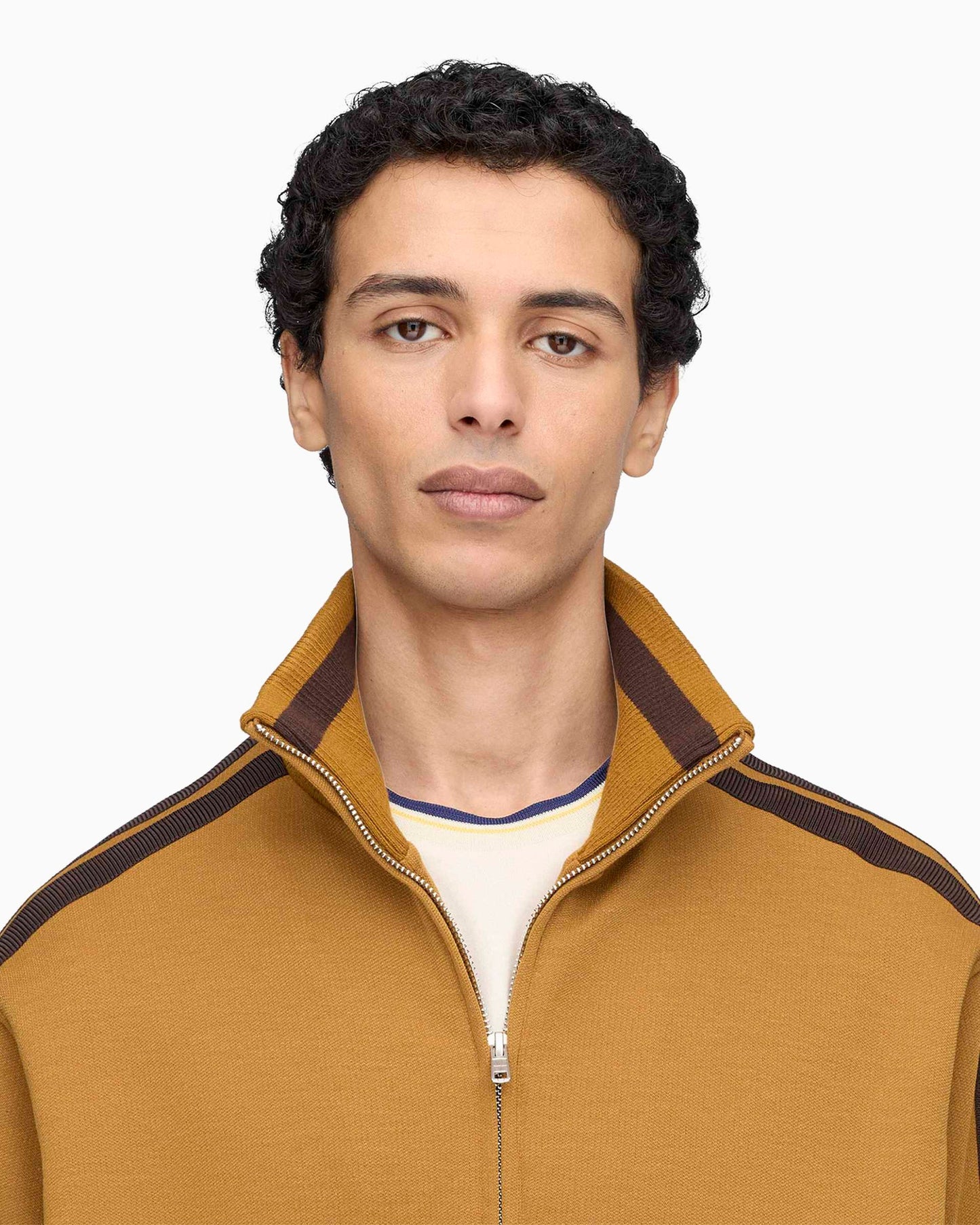 Sudadera con cremallera con logo Y-3 x Wales Bonner para hombre
