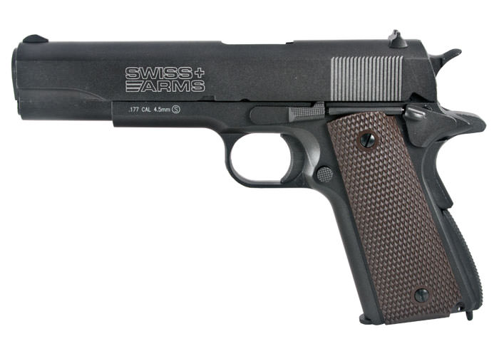 Swiss Arms 1911 .177 CO2 BB BlowBack Pistol - TOPHATTER'S ARMORY DEALS