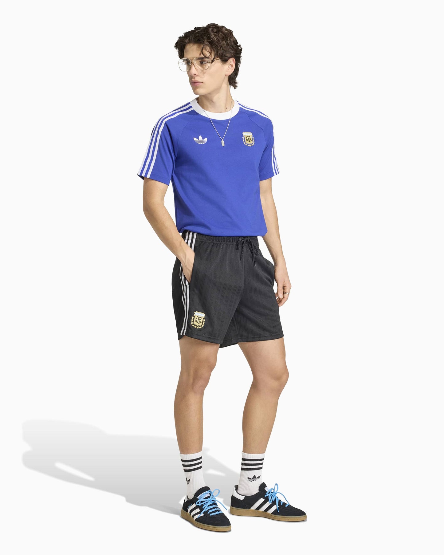 Camiseta con logo Slim adidas Originals Argentina Football para hombre