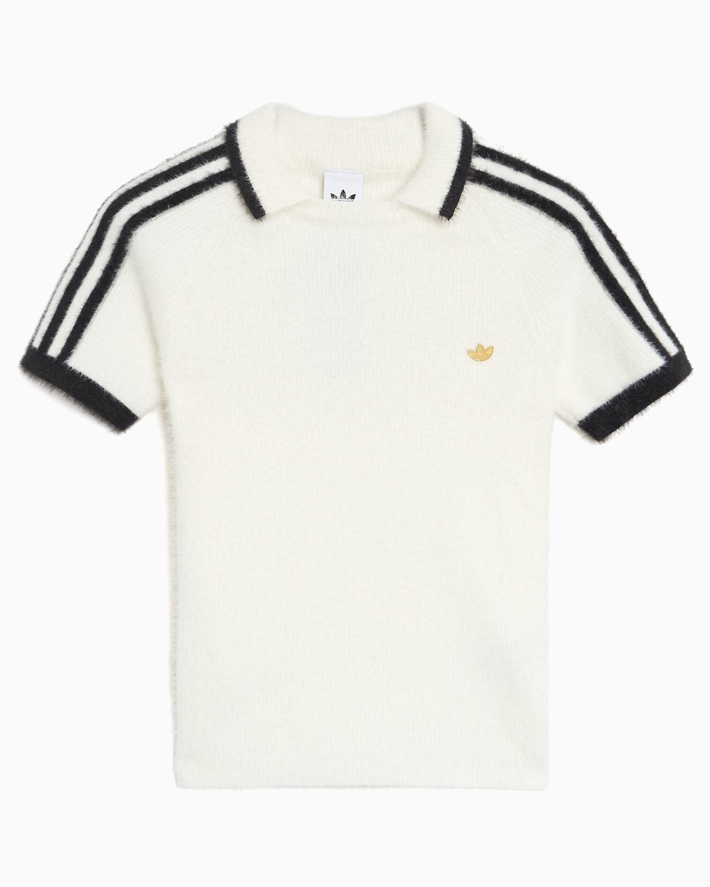 Camiseta Crop adidas Originals Knitted Cali para mujer
