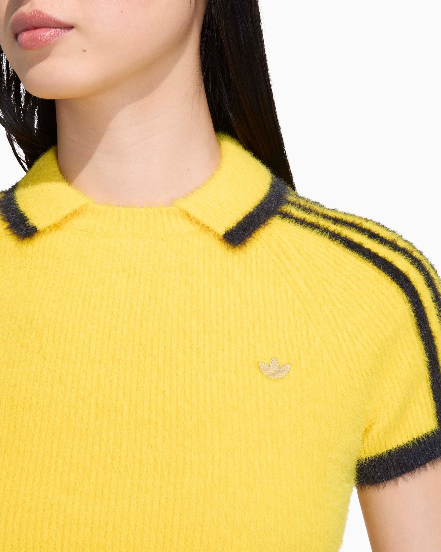 Camiseta Slim adidas Originals Knitted Cali para mujer