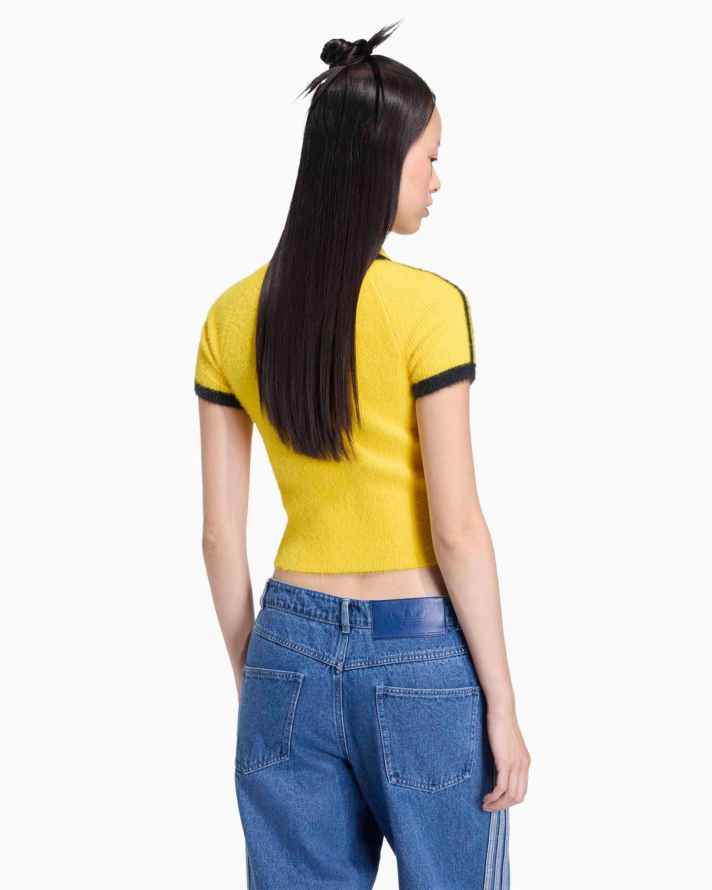 Camiseta Slim adidas Originals Knitted Cali para mujer