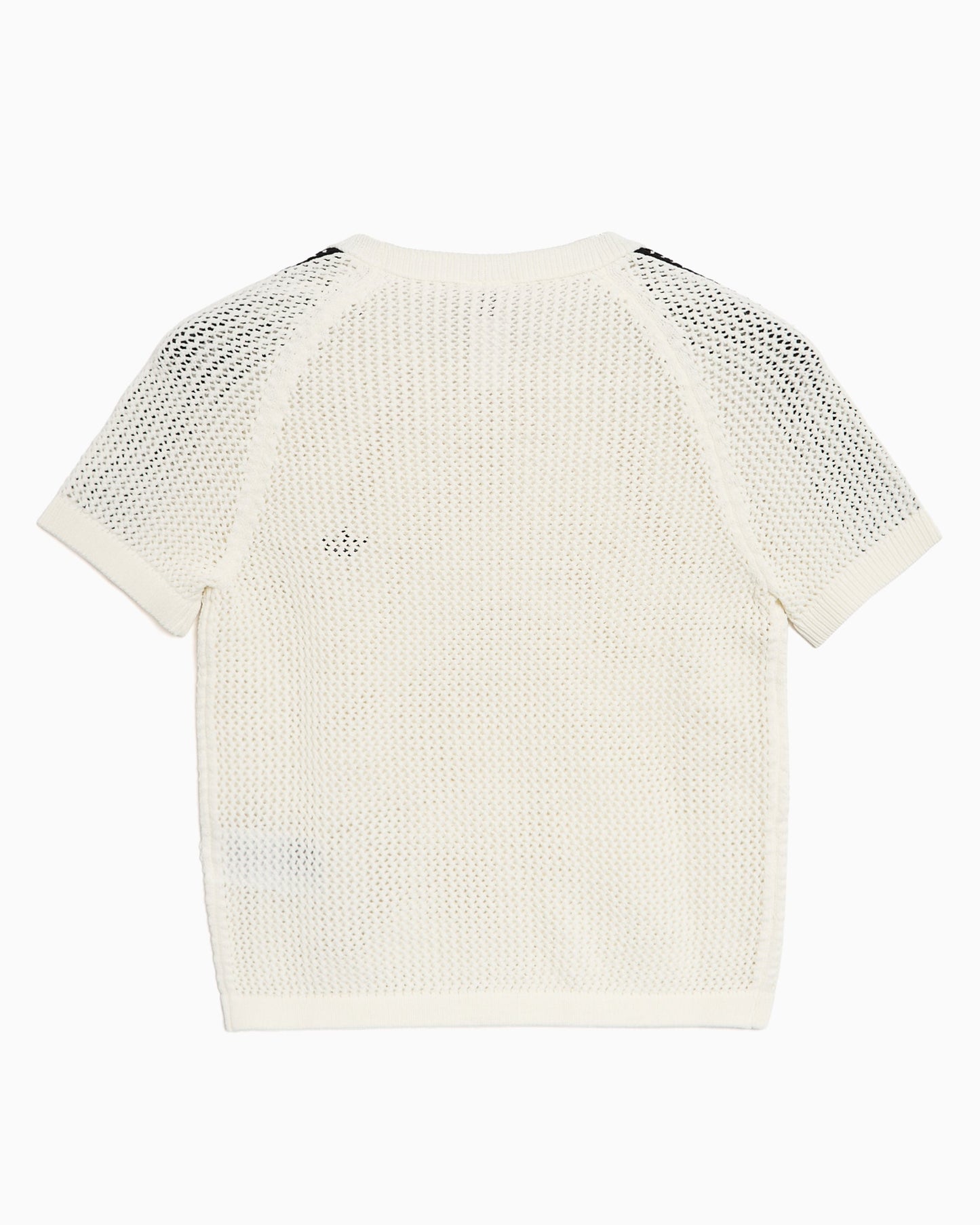 Camiseta con logo Crop adidas Originals Knitted Crochet Cali para mujer