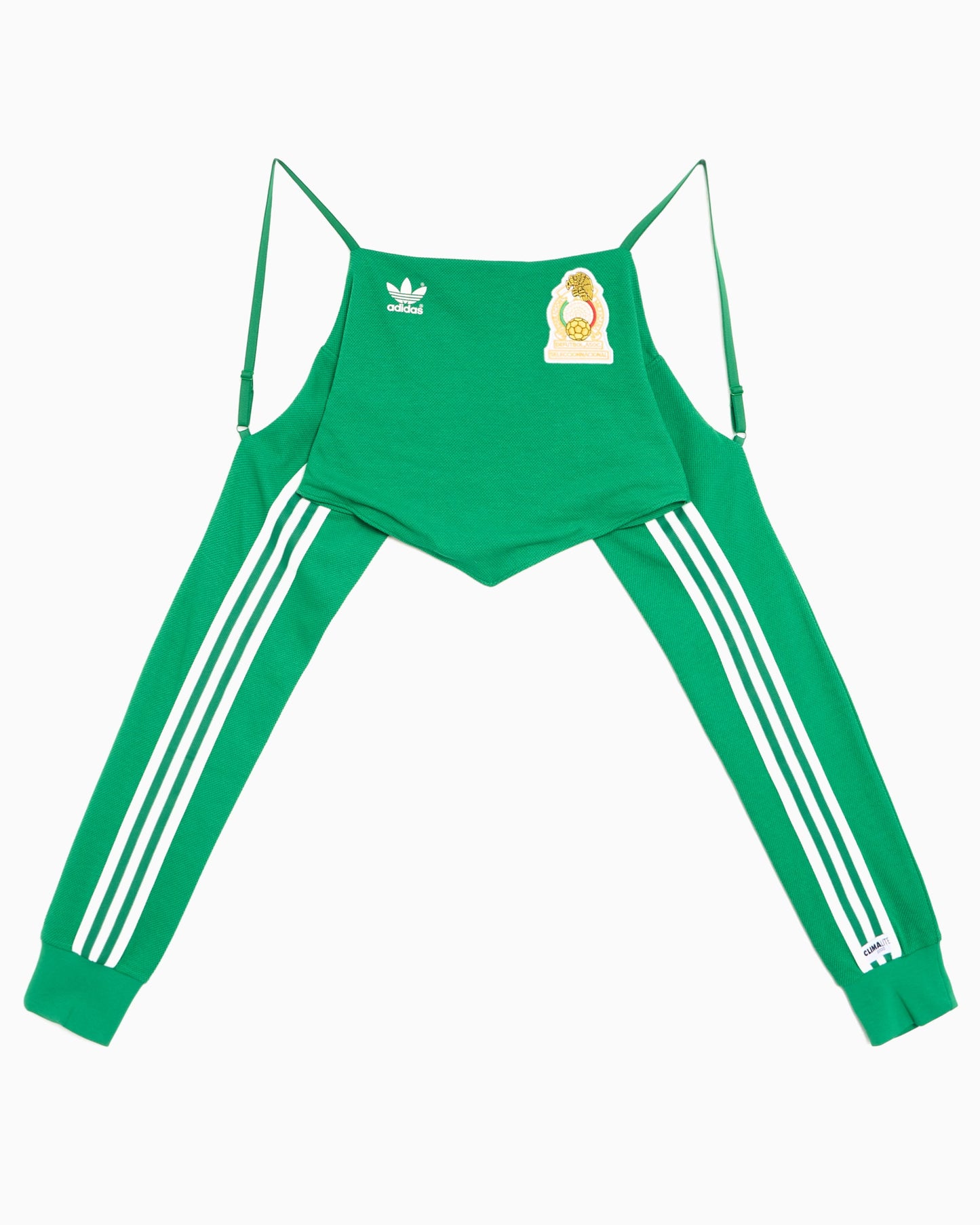 Camiseta Crop adidas Originals Mexico Reconstructed para mujer