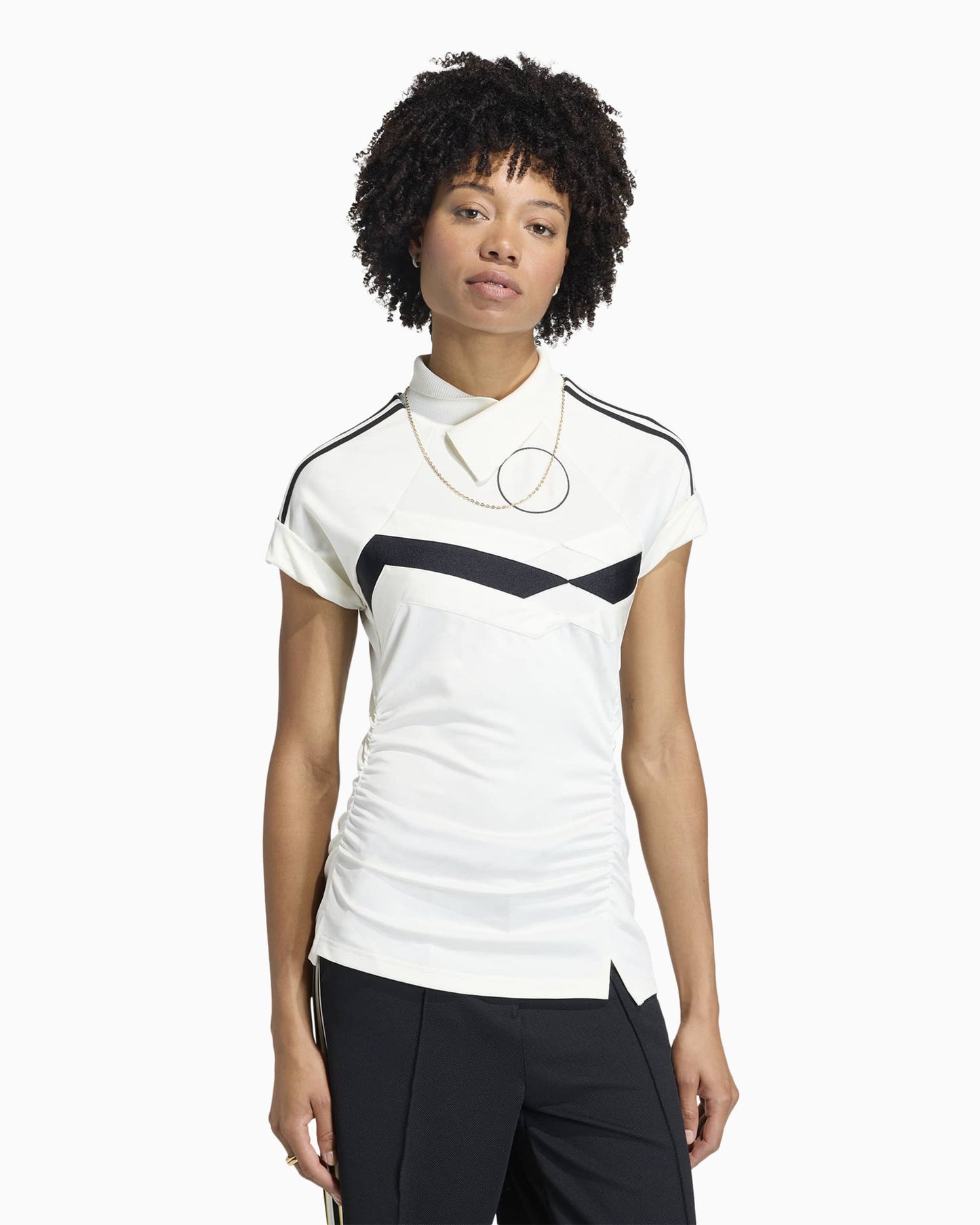 Camiseta con logo Slim adidas Originals Reconstructed para mujer