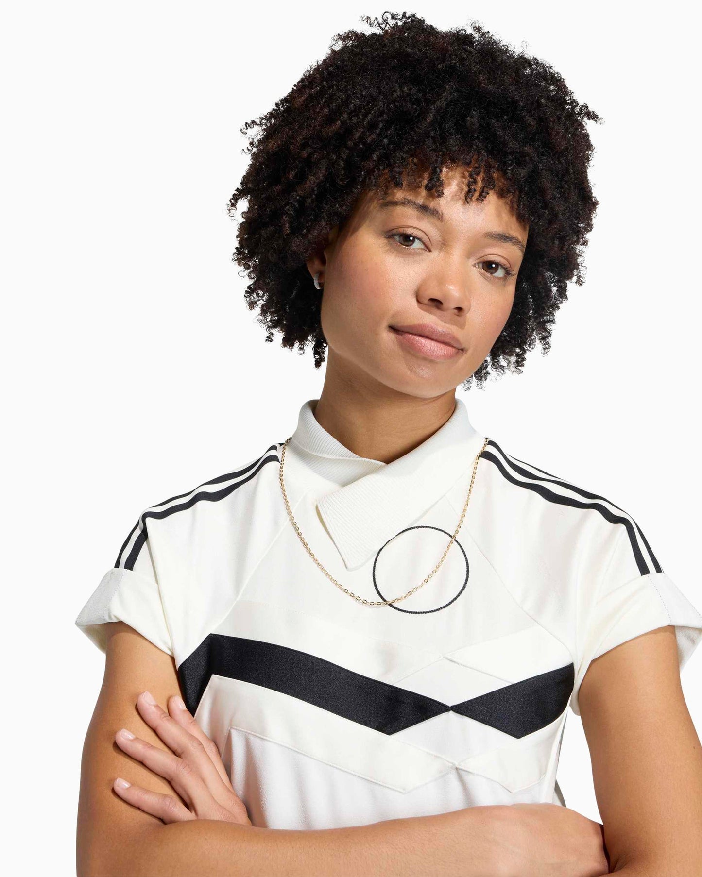Camiseta con logo Slim adidas Originals Reconstructed para mujer