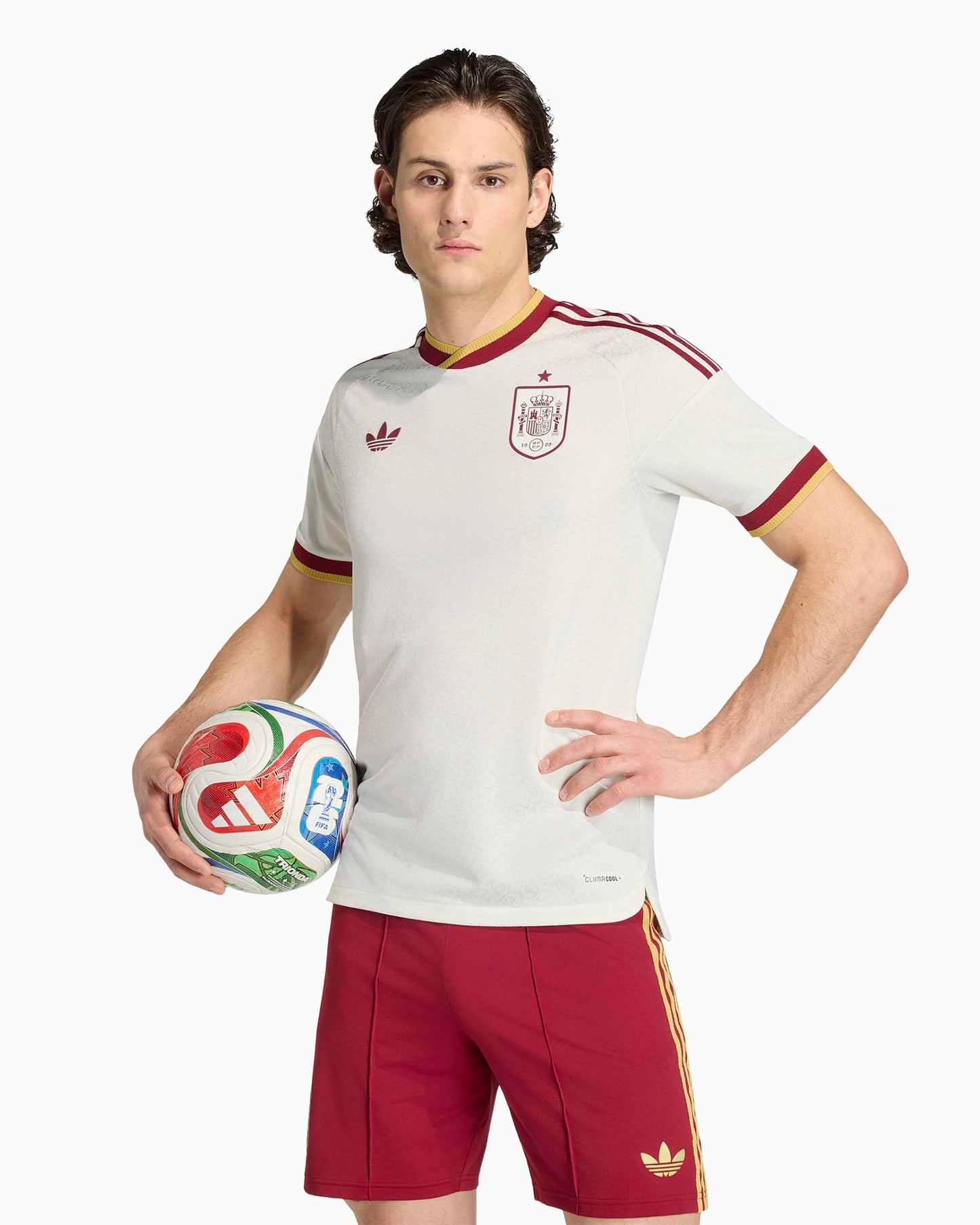 Jersey T-Shirt Visitante 2026 adidas Originals Spain Football para hombre