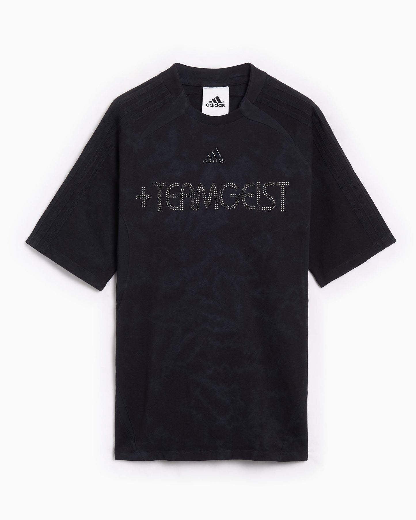 Camiseta con logo Oversize adidas Originals Teamgeist Rhinestone para mujer