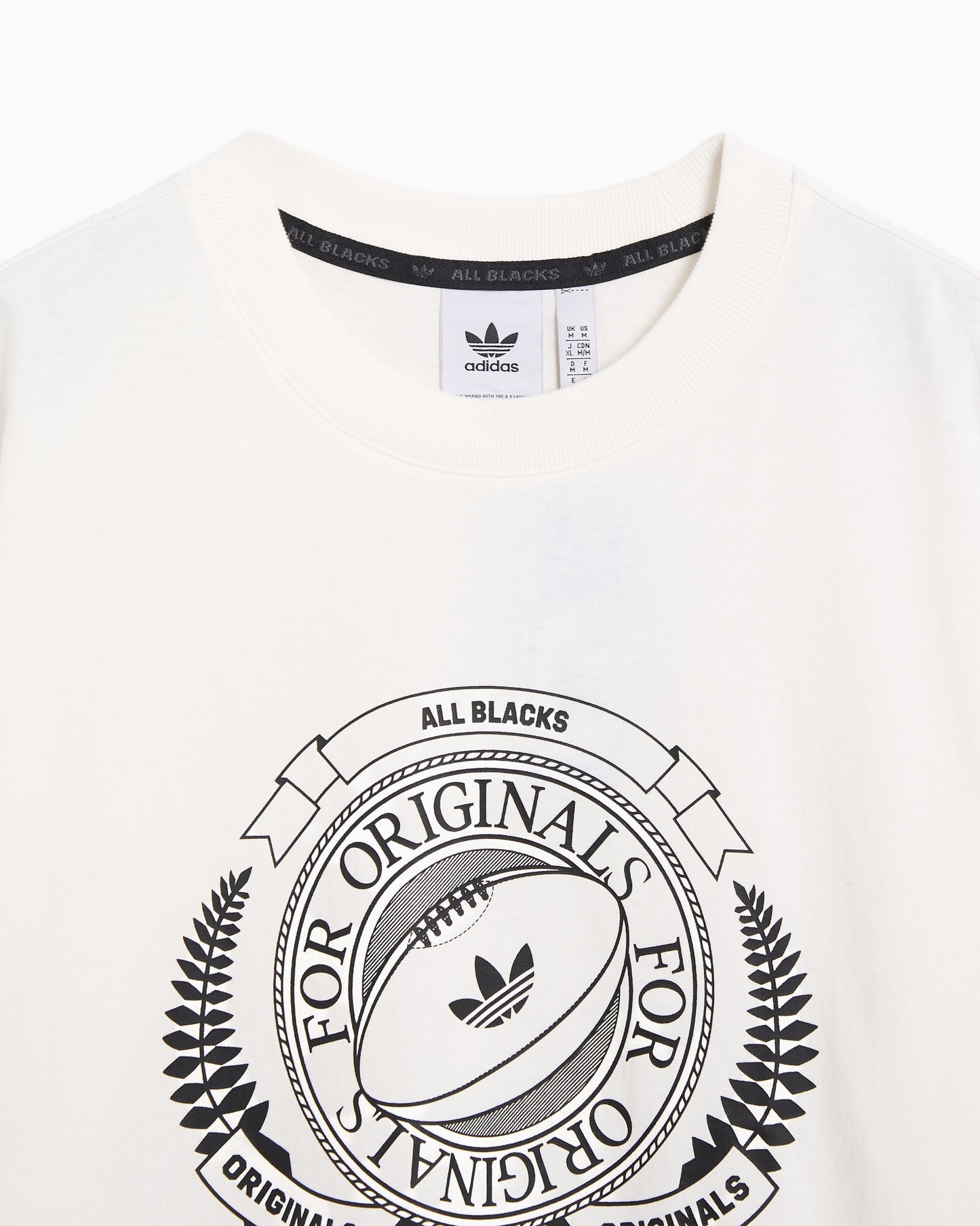 Camiseta con gráfico Relaxed adidas Originals x All Blacks para hombre