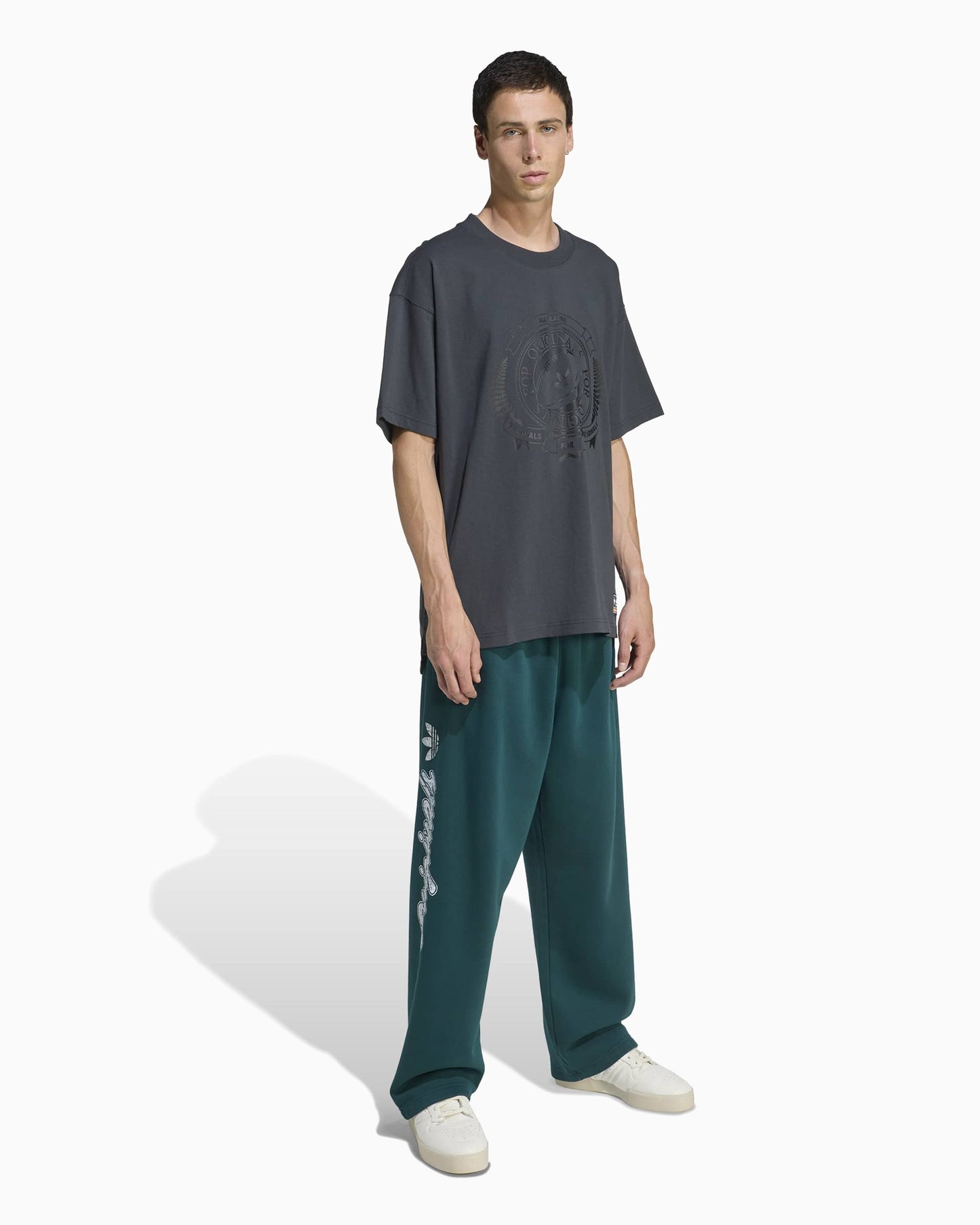 Camiseta con gráfico Relaxed adidas Originals x All Blacks para hombre
