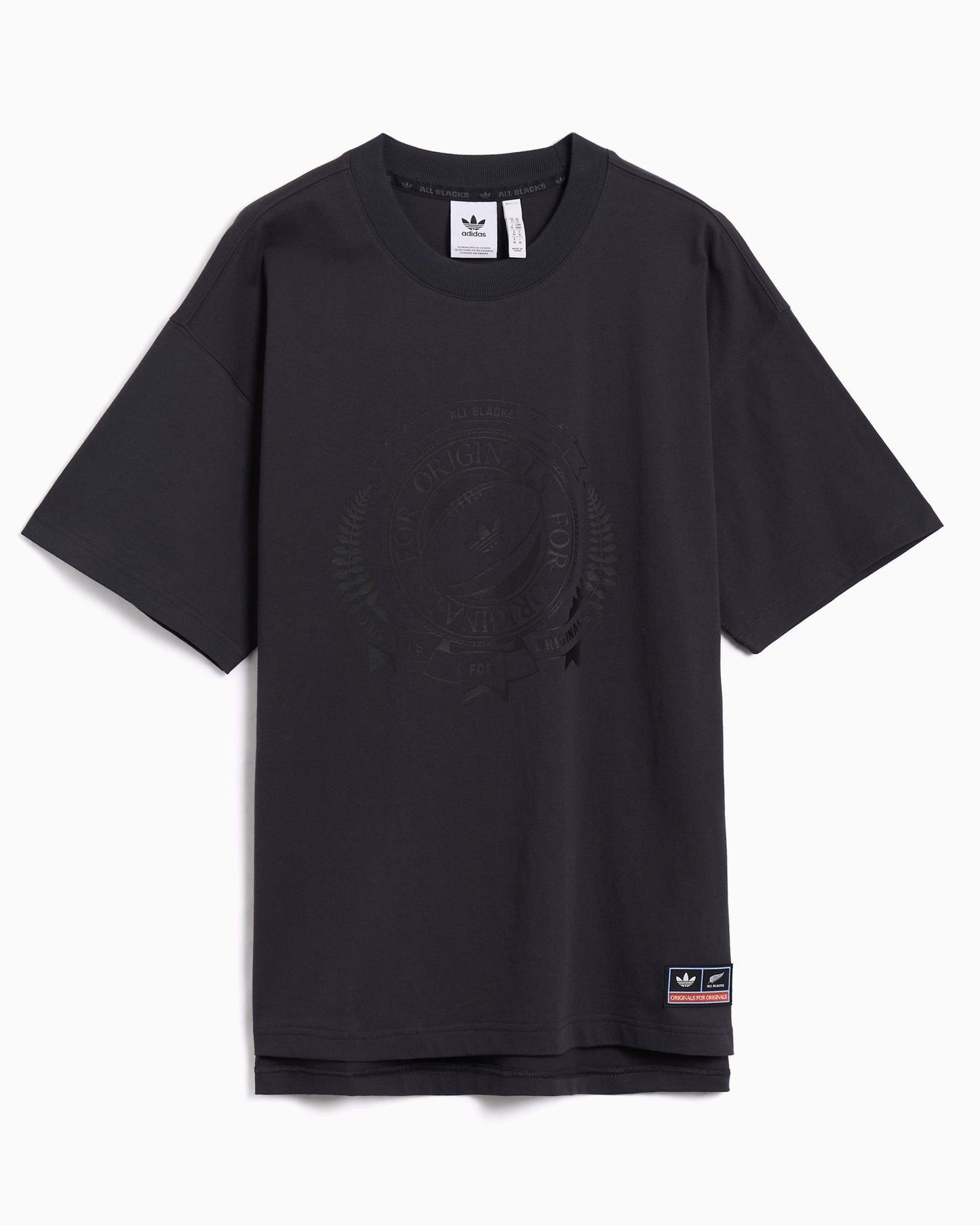 Camiseta con gráfico Relaxed adidas Originals x All Blacks para hombre