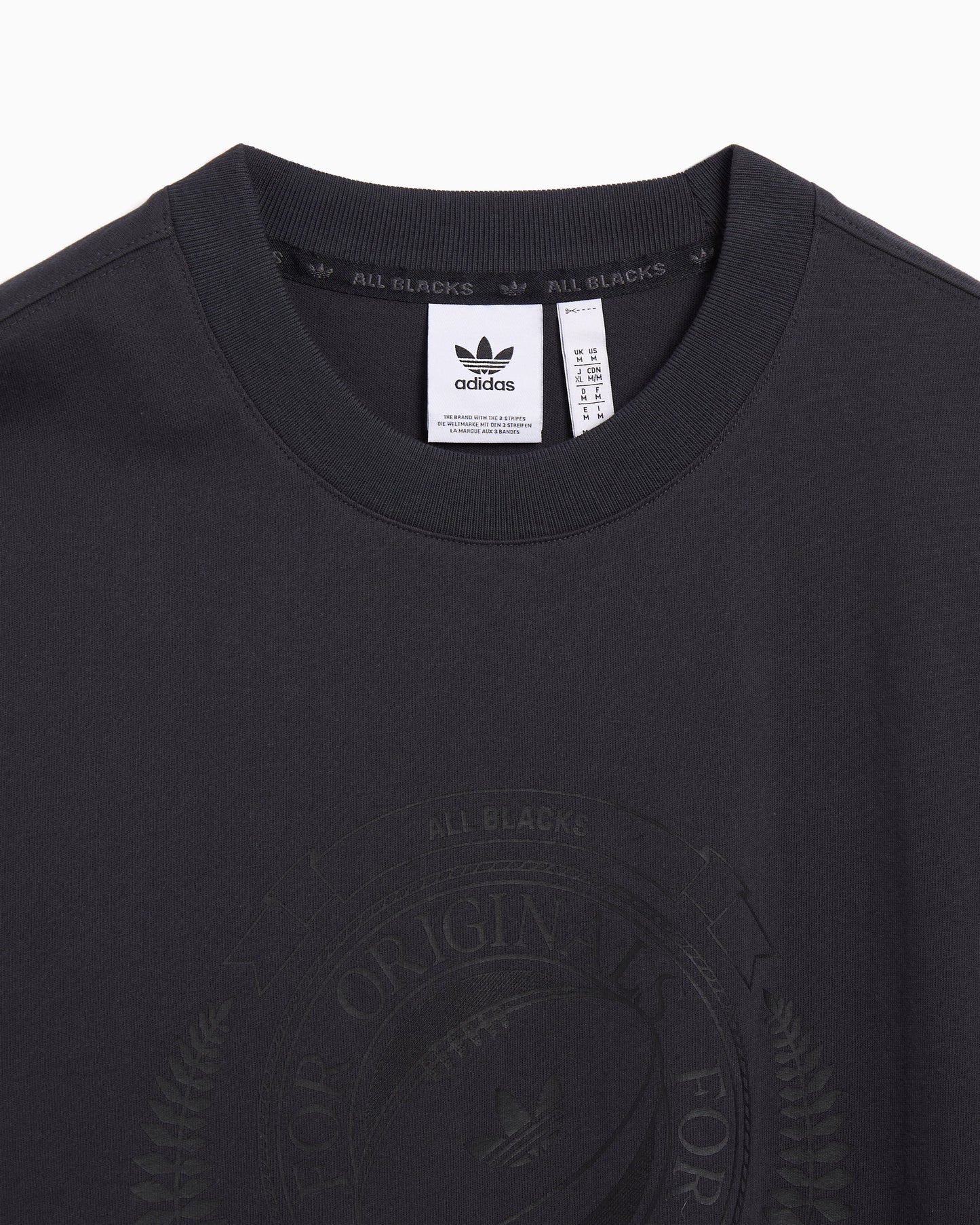 Camiseta con gráfico Relaxed adidas Originals x All Blacks para hombre