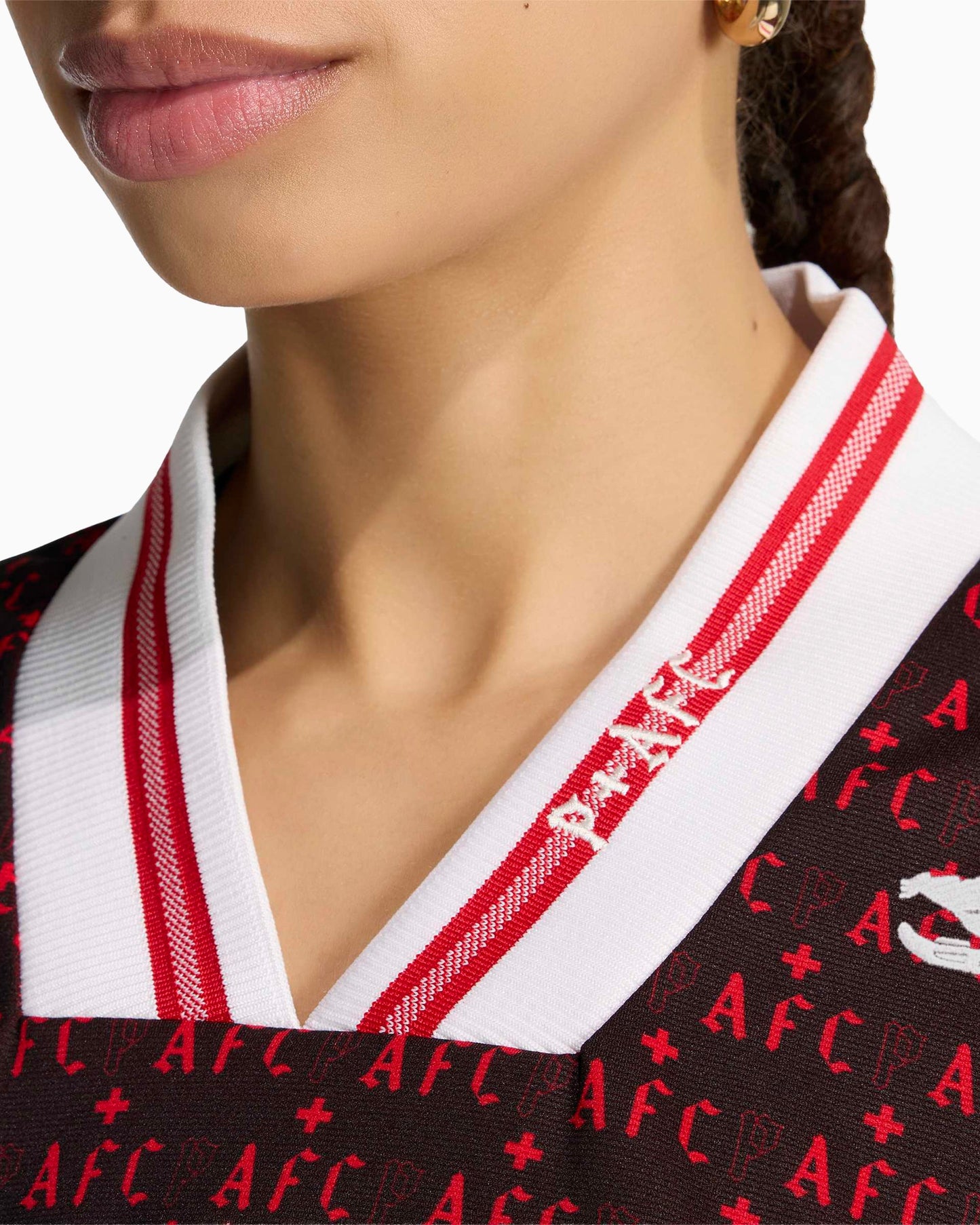 Jersey T-Shirt con logo Crop adidas Originals x Arsenal FC x Places+Faces 25/26 para mujer