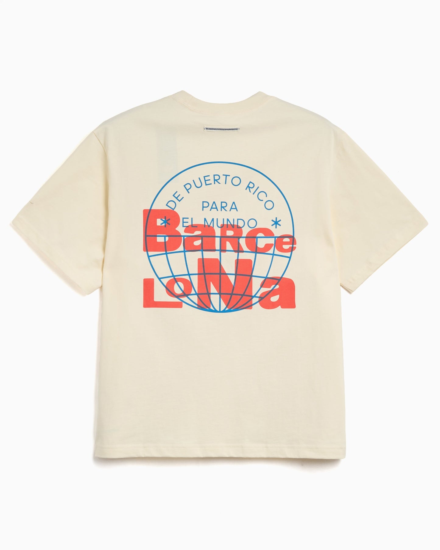 Camiseta con gráfico Oversize adidas Originals x Bad Bunny DtMF Tour Merch "Barcelona" Heavyweight Unisex