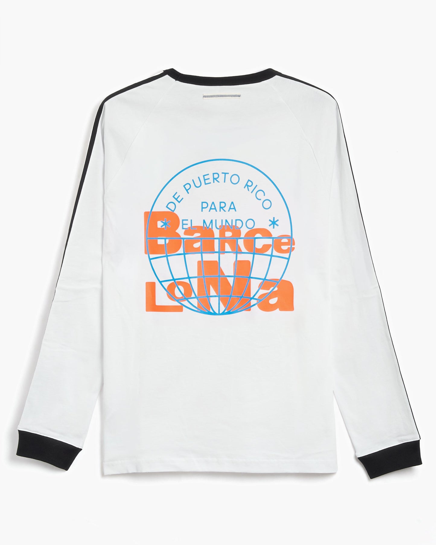Camiseta Relaxed de manga larga adidas Originals x Bad Bunny DtMF Tour Merch "Barcelona" para hombre