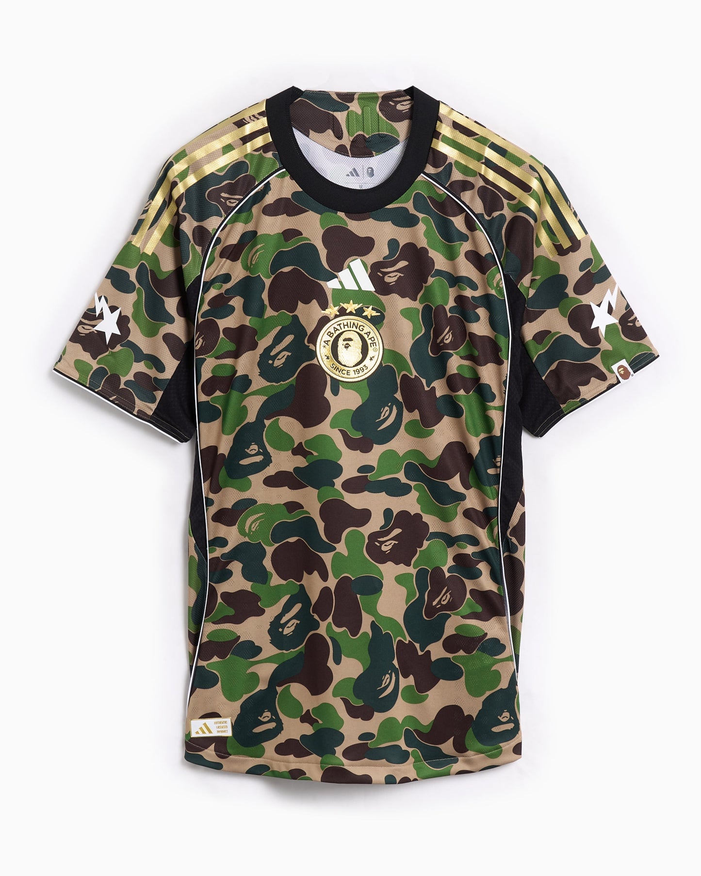 Jersey T-Shirt con gráfico Slim adidas Originals x BAPE Football para hombre
