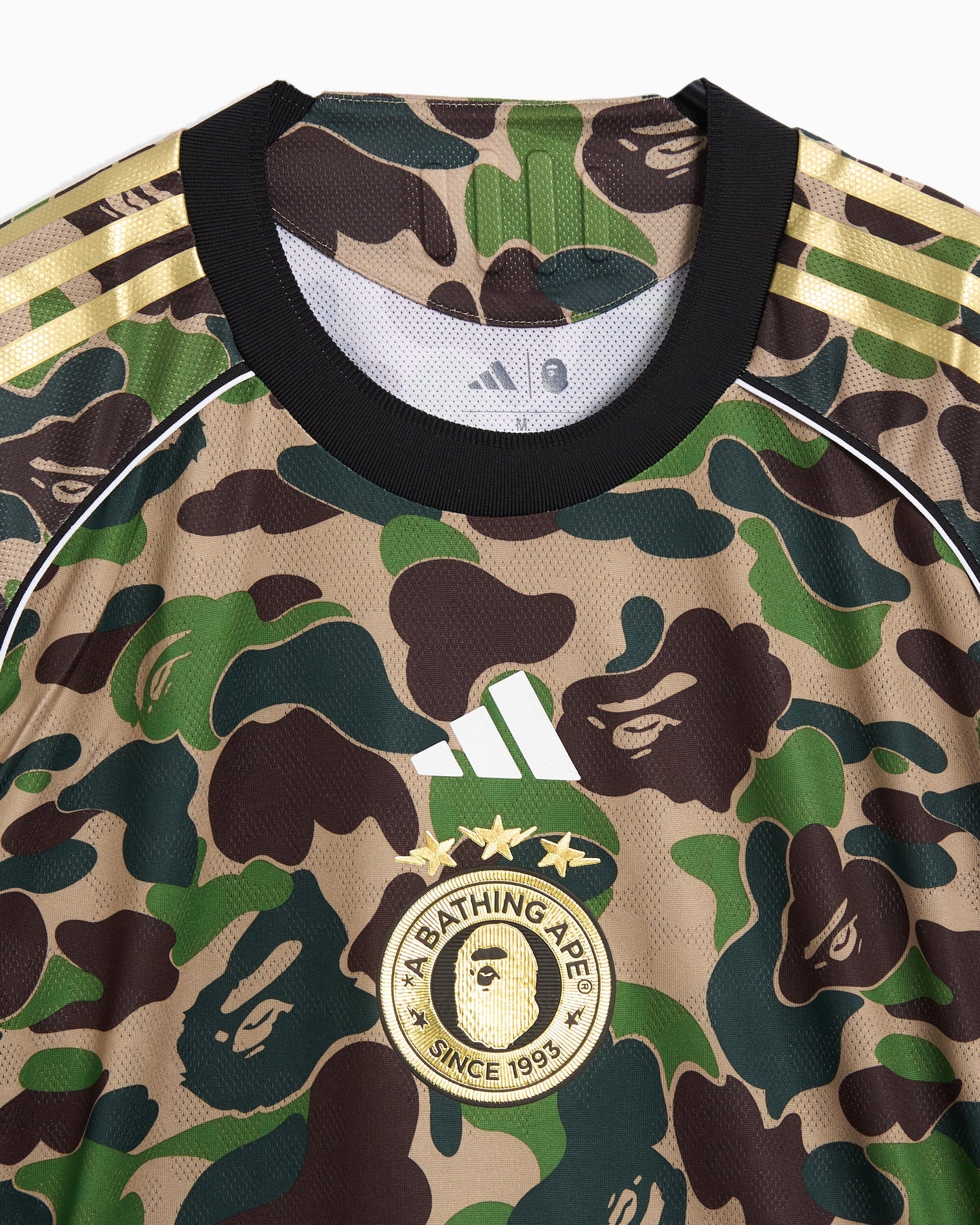 Jersey T-Shirt con gráfico Slim adidas Originals x BAPE Football para hombre