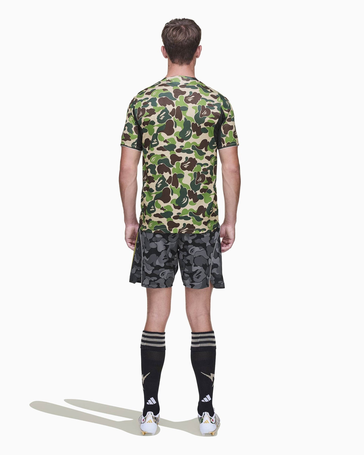 Jersey T-Shirt con gráfico Slim adidas Originals x BAPE Football para hombre
