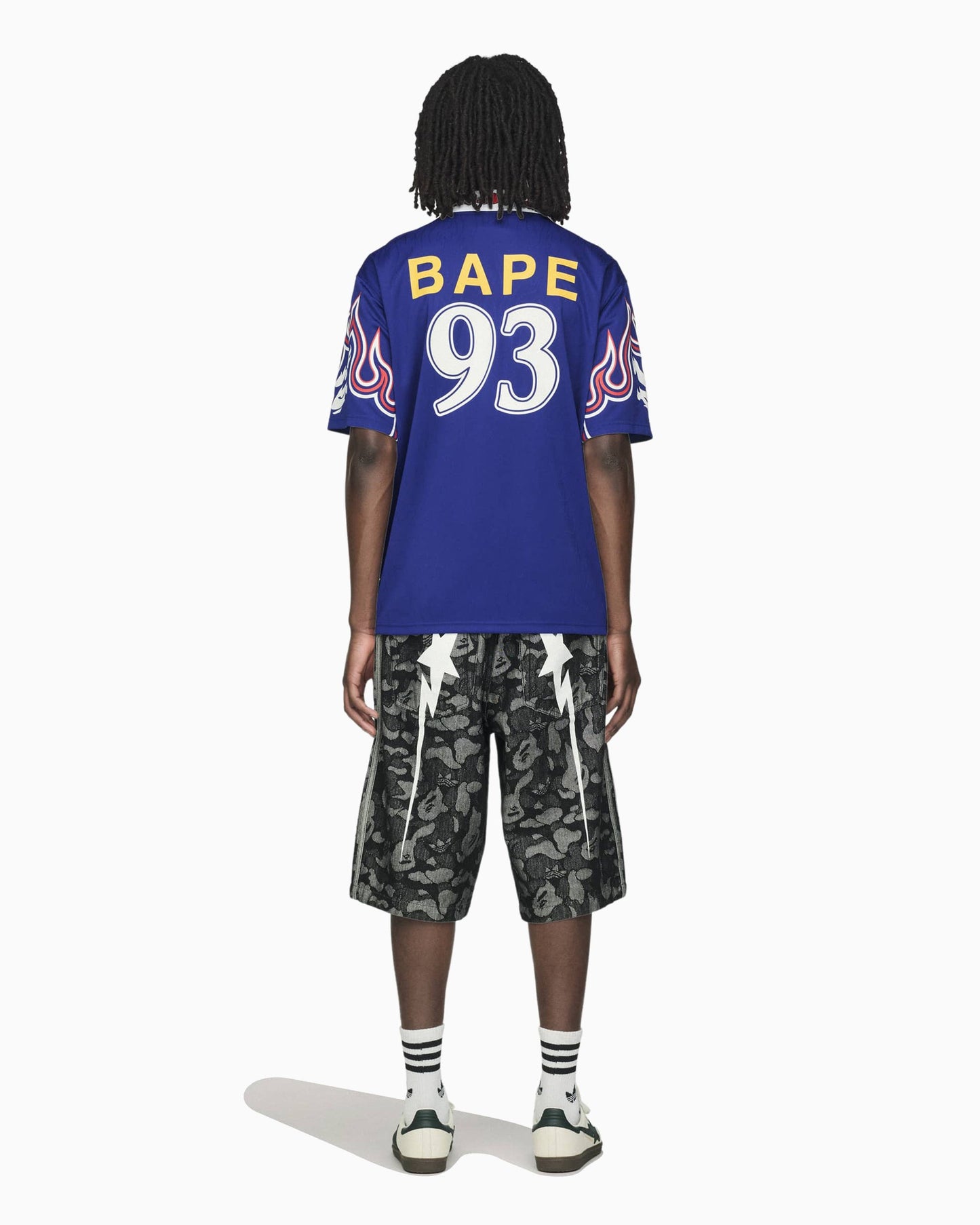 Jersey T-Shirt con gráfico Relaxed adidas Originals x BAPE SSL Flame para hombre