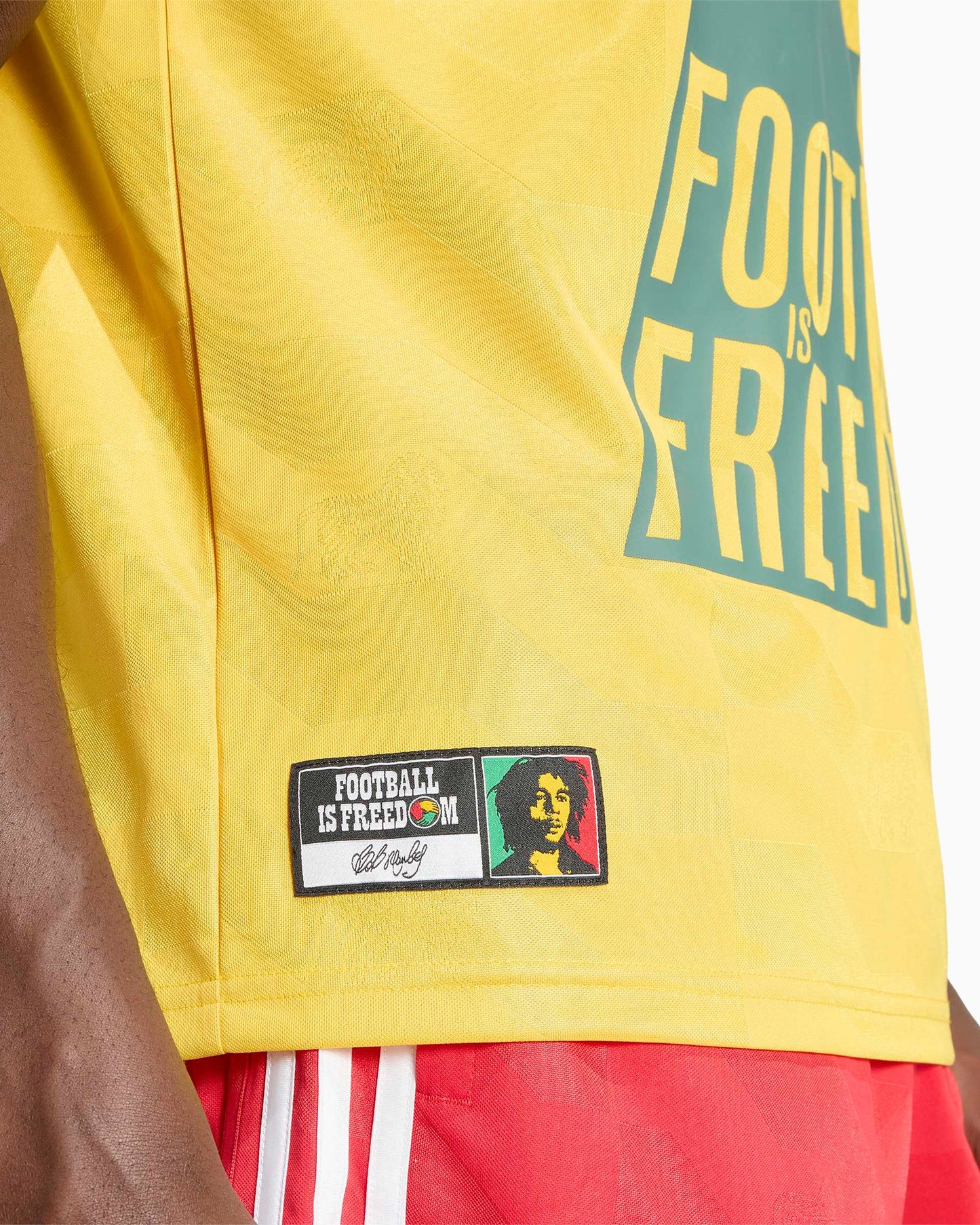 Jersey T-Shirt con gráfico adidas Originals x Bob Marley Jacquard para hombre