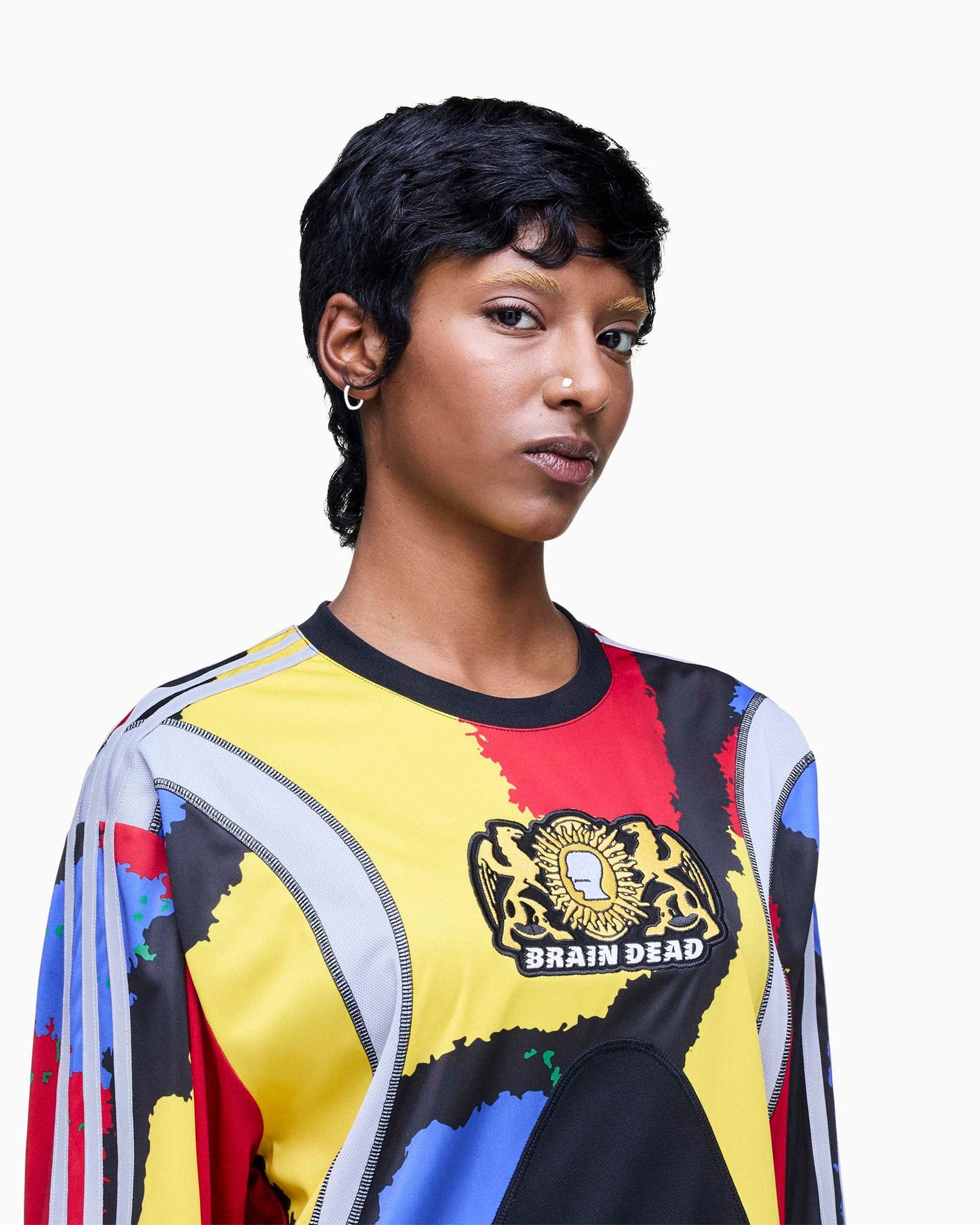 Jersey T-Shirt con gráfico Relaxed de manga larga adidas Originals x Brain Dead Unisex