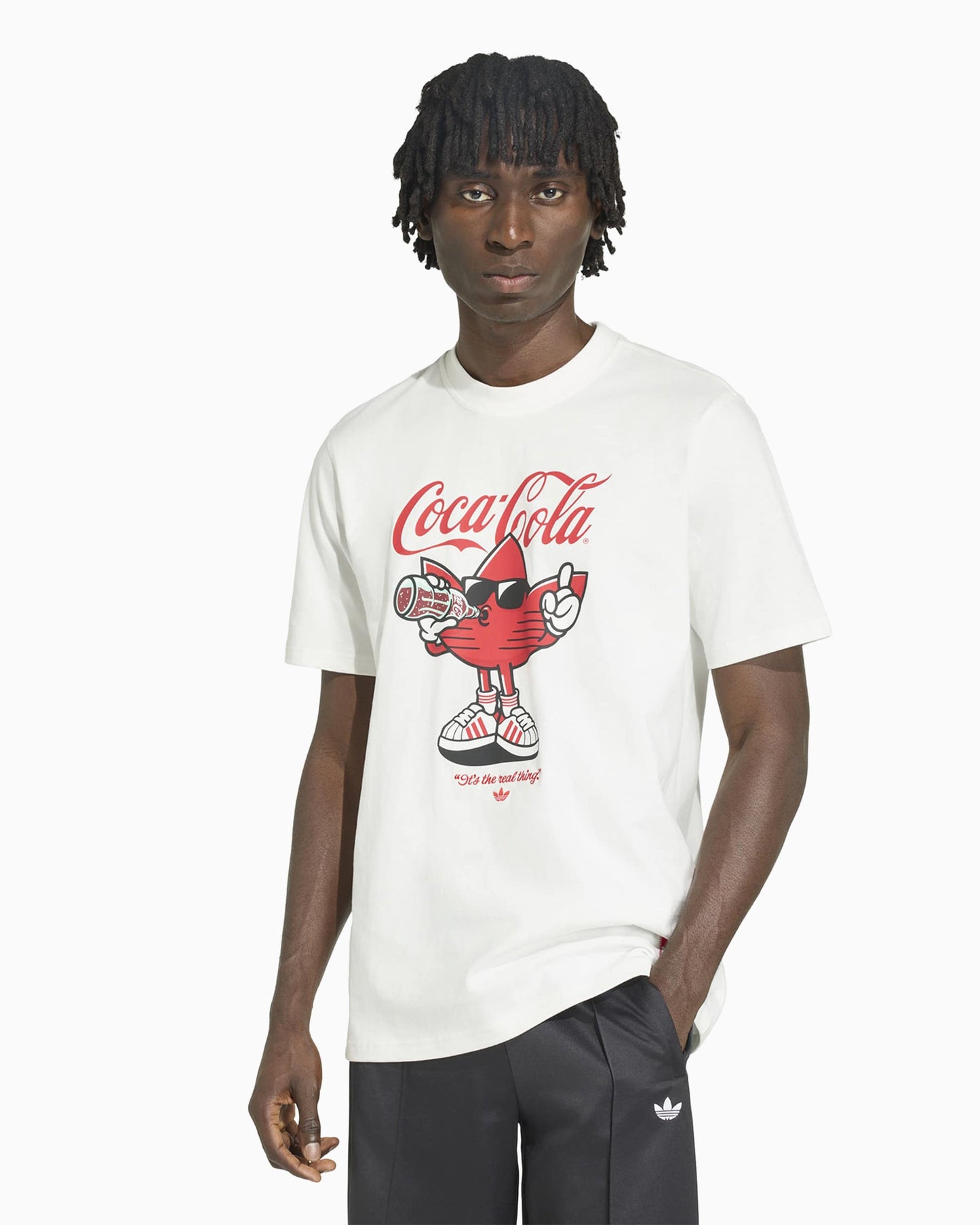 Camiseta con gráfico adidas Originals x Coca-Cola Classic Sport Treffie para hombre