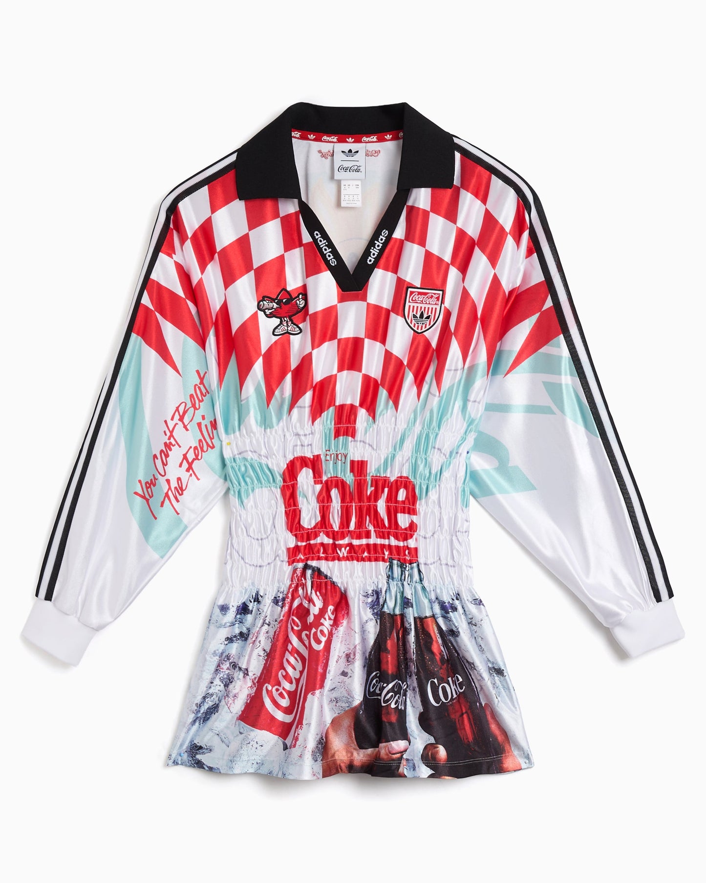 Jersey T-Shirt con gráfico Slim de manga larga adidas Originals x Coca-Cola Mash Up Smoked para mujer