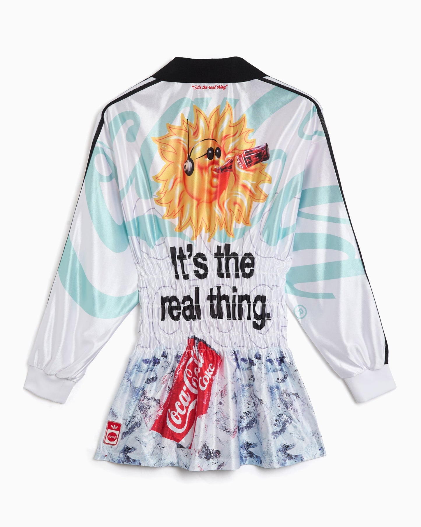 Jersey T-Shirt con gráfico Slim de manga larga adidas Originals x Coca-Cola Mash Up Smoked para mujer