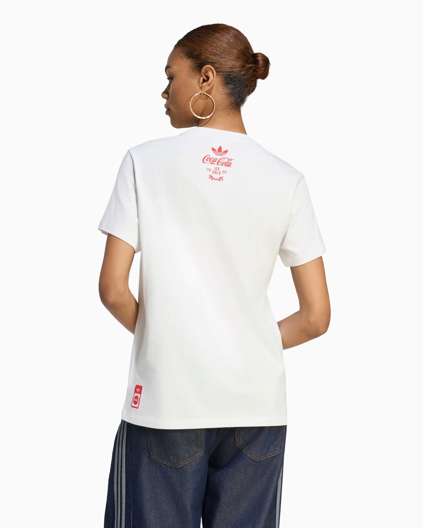 Camiseta con gráfico Relaxed adidas Originals x Coca-Cola Trefi para mujer