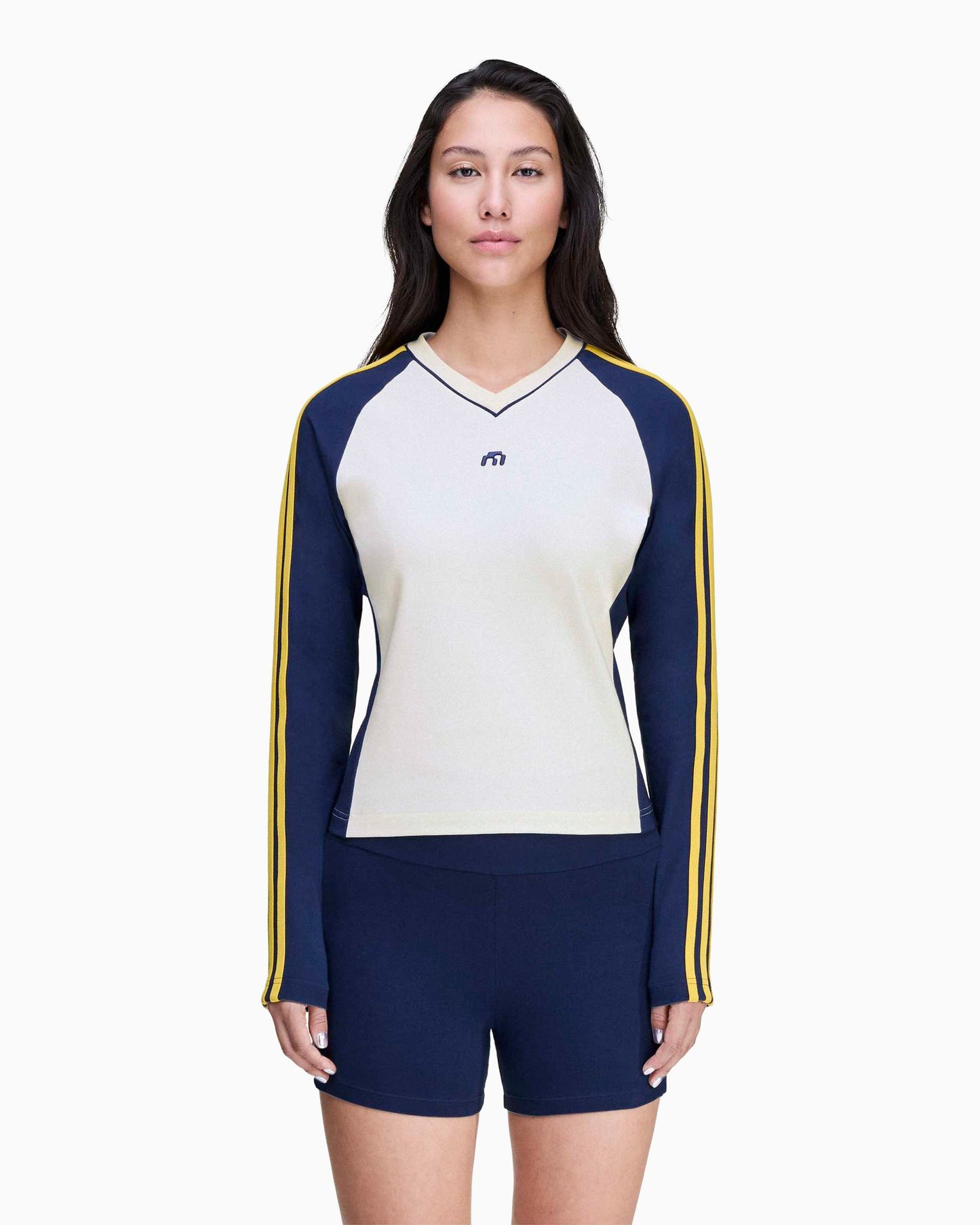 Camiseta Slim de manga larga adidas Originals x Miaou para mujer