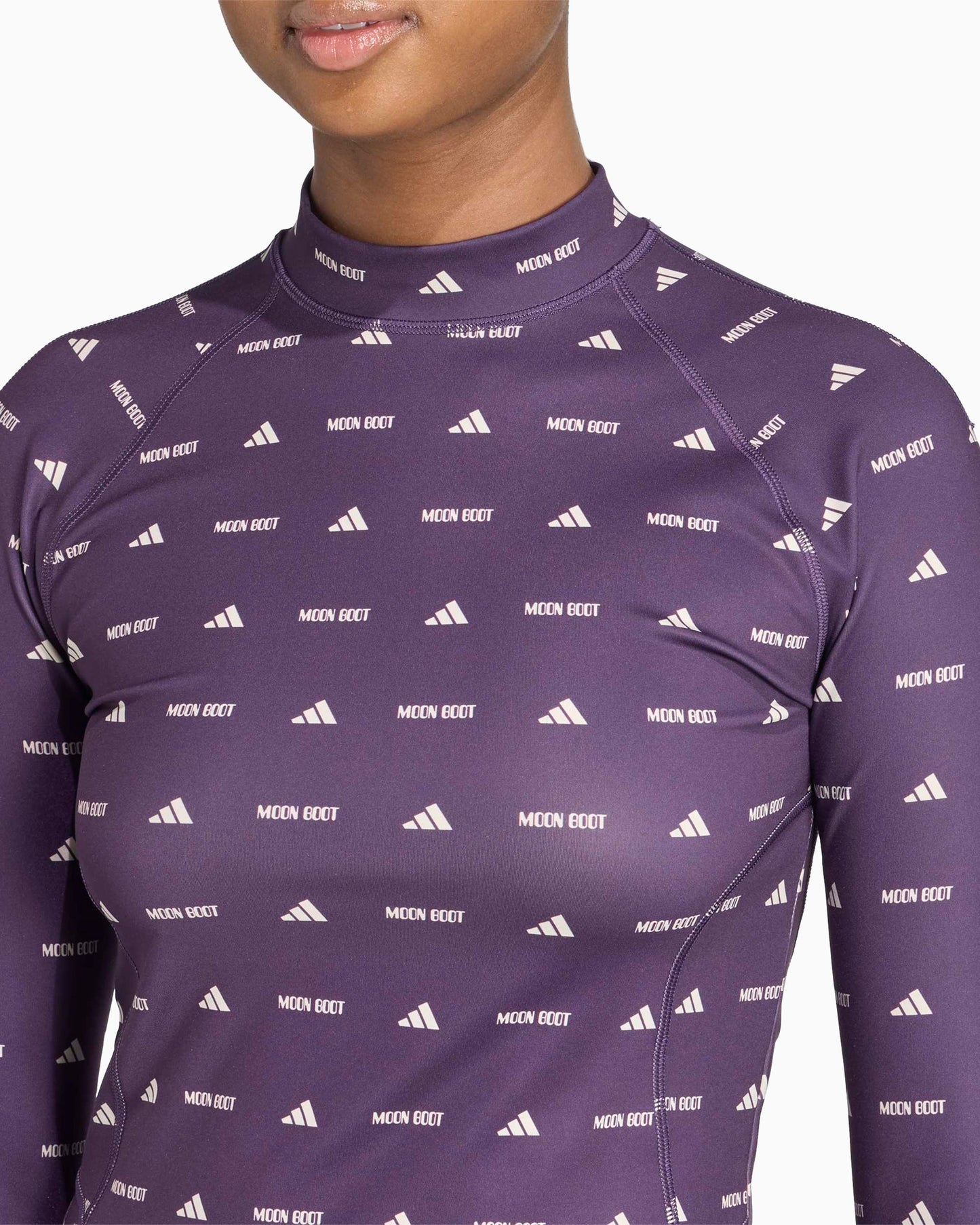Camiseta con logo Slim de manga larga adidas Originals x Moon Boot para mujer