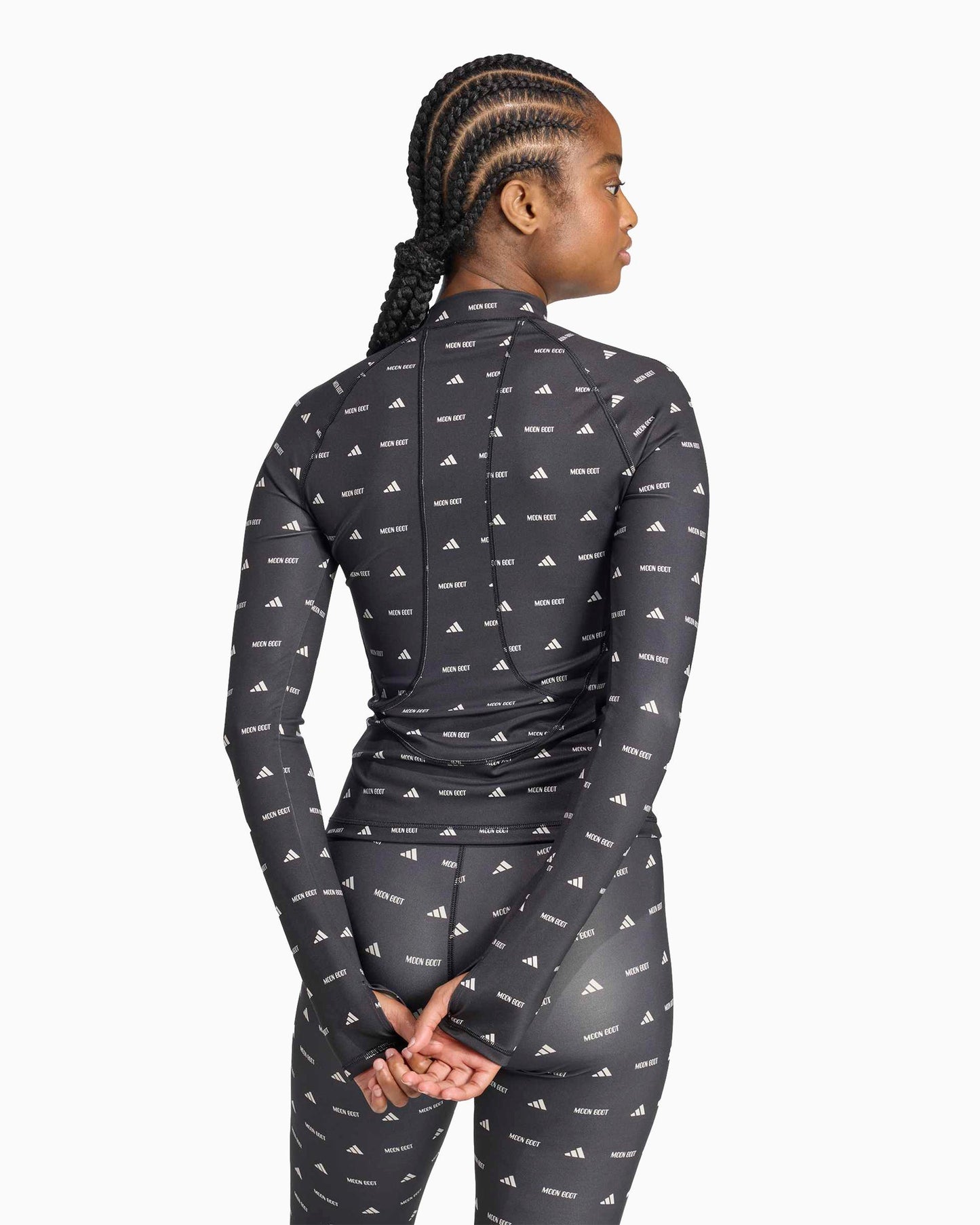 Camiseta con logo Slim de manga larga adidas Originals x Moon Boot para mujer