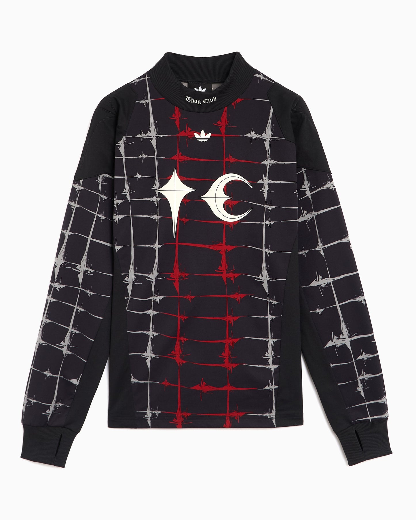 Jersey T-Shirt con gráfico Relaxed de manga larga adidas Originals x Thug Club Goalie para hombre