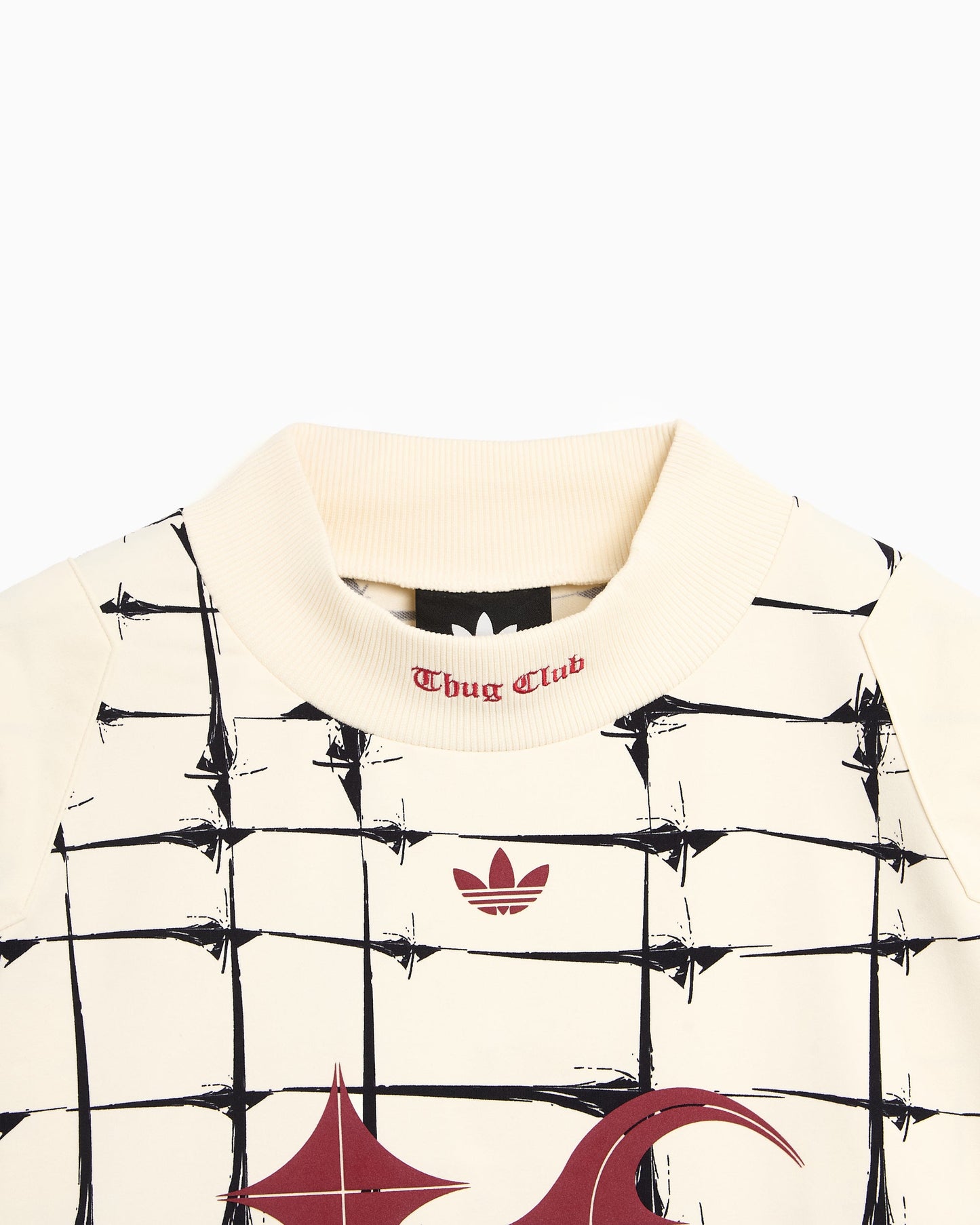 Jersey T-Shirt con gráfico Relaxed de manga larga adidas Originals x Thug Club Goalie para hombre
