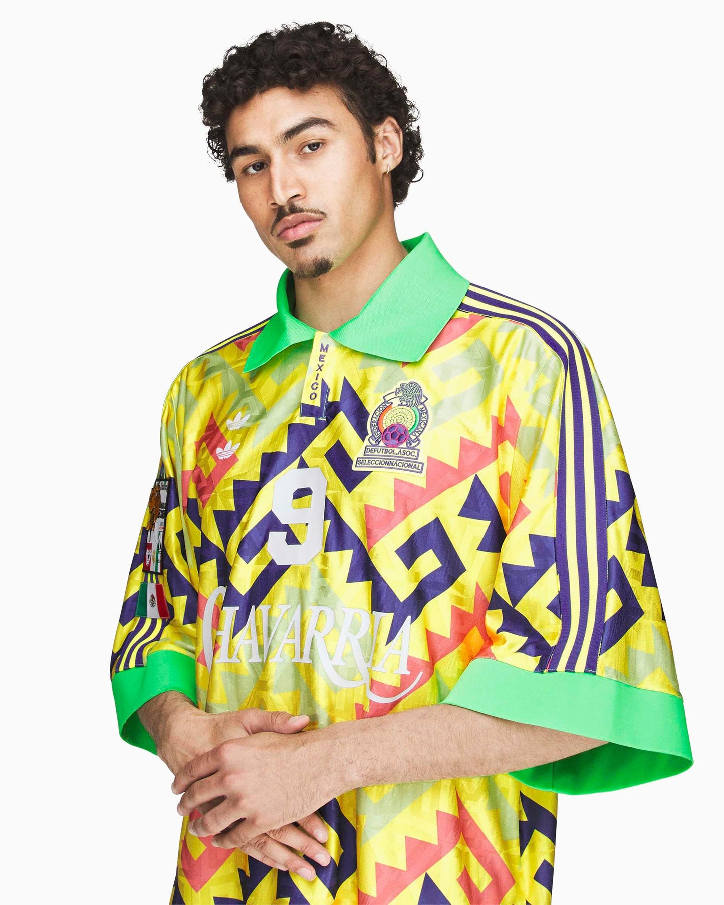 Jersey T-Shirt con gráfico Oversize de media manga adidas Originals x Willy Chavarria Goalkeeper para hombre