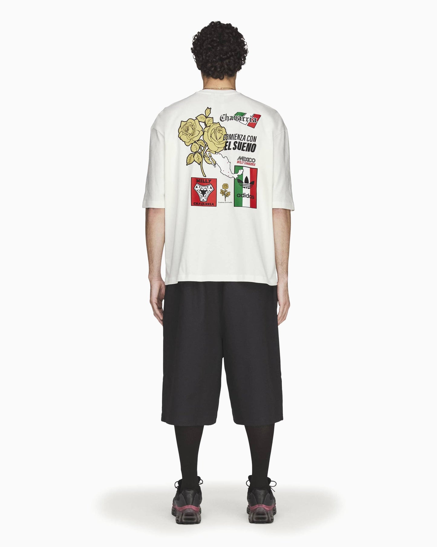 Camiseta con gráfico Relaxed adidas Originals x Willy Chavarria para hombre