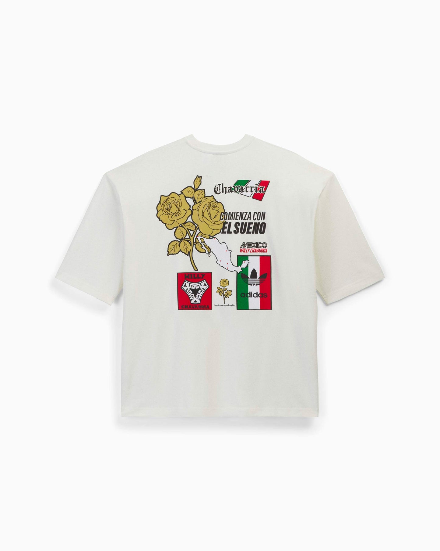 Camiseta con gráfico Relaxed adidas Originals x Willy Chavarria para hombre