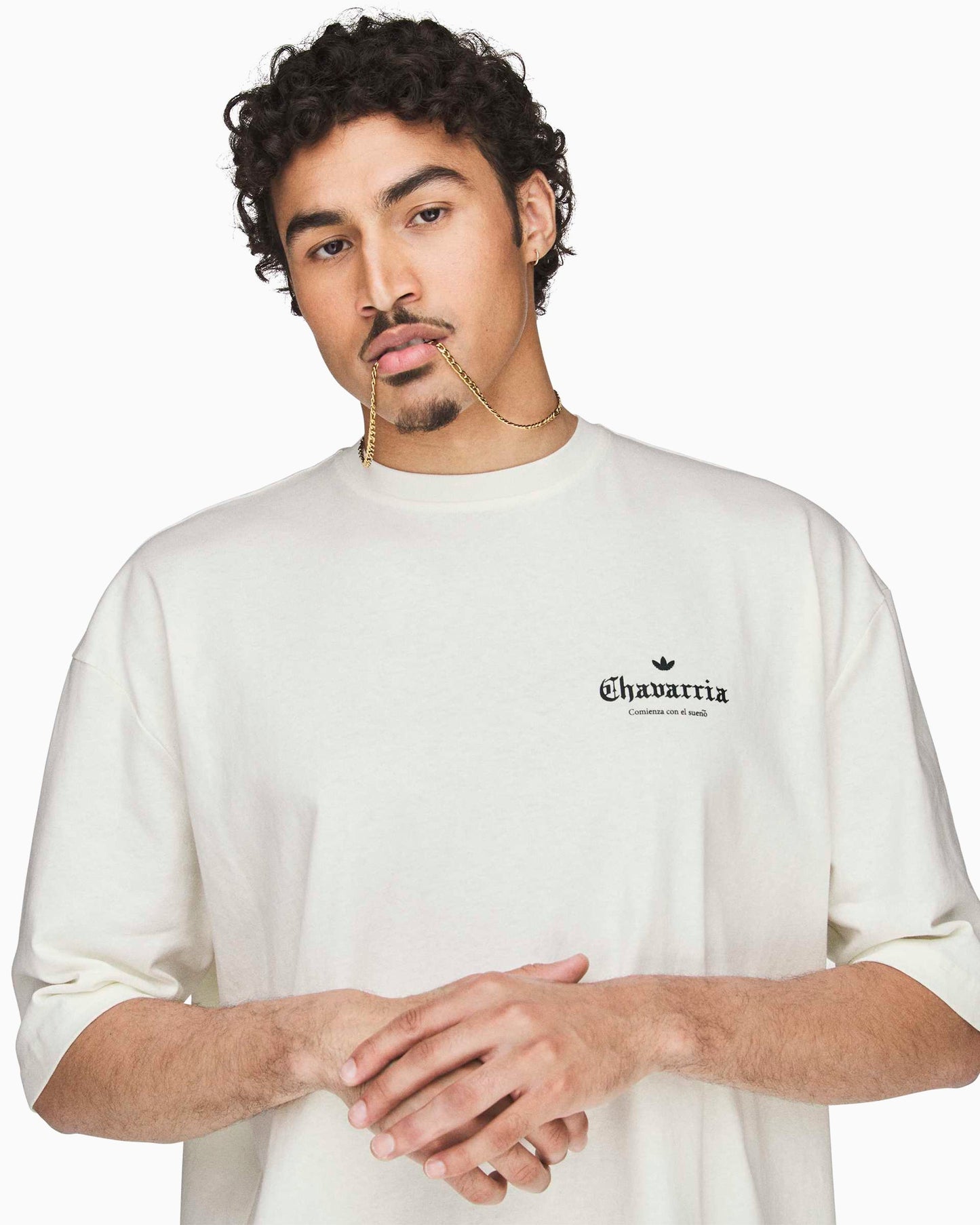 Camiseta con gráfico Relaxed adidas Originals x Willy Chavarria para hombre
