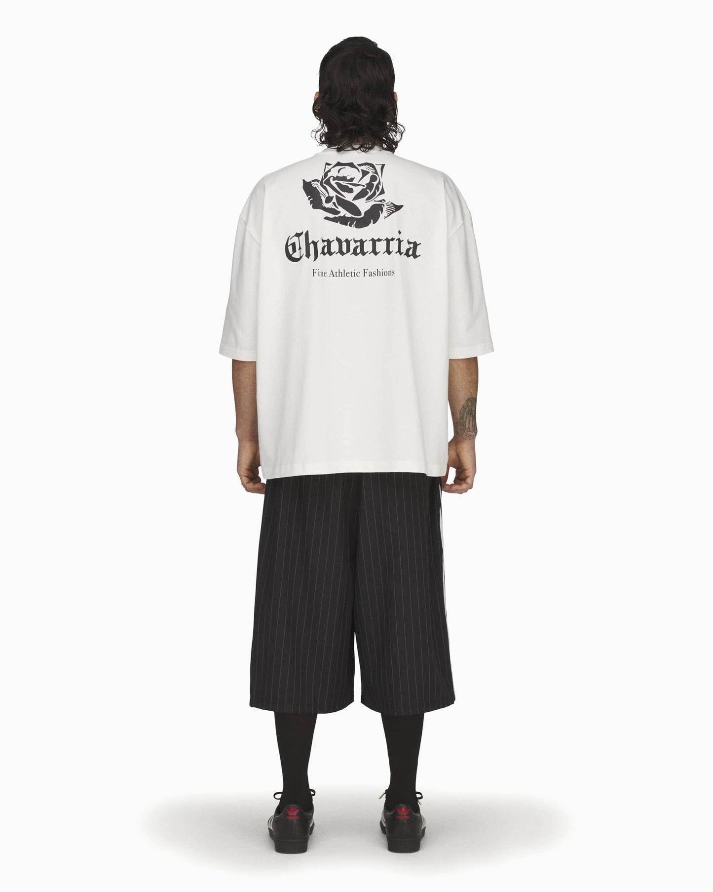 Camiseta con logo Oversize de media manga adidas Originals x Willy Chavarria para hombre
